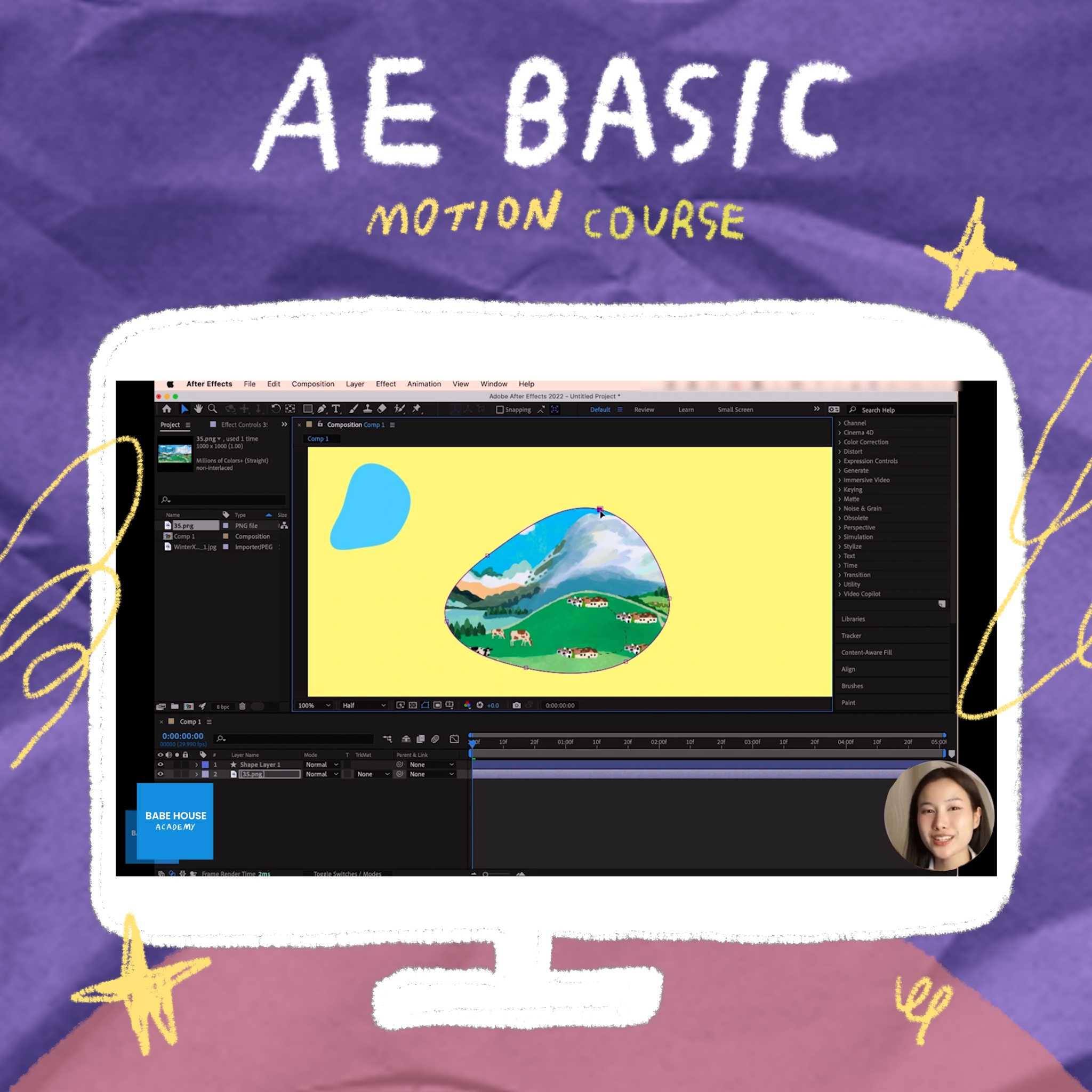 AE BASIC COURSE BABE HOUSE ACADEMY LINE SHOPPING