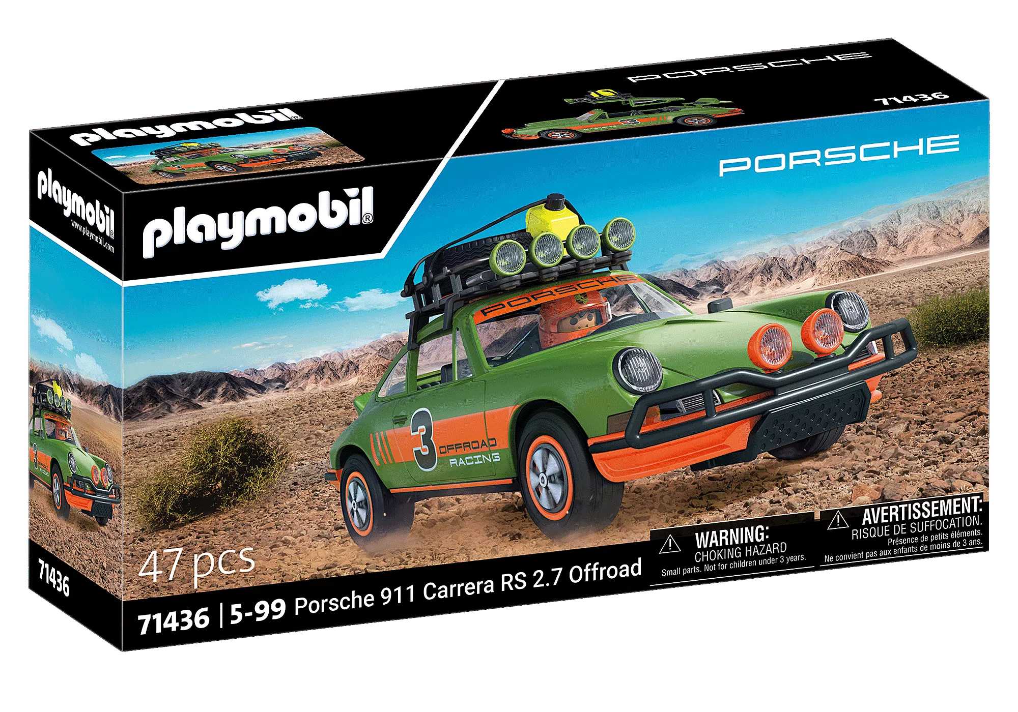 Playmobil ปอร์เช่ 911 คาร์เรร่า อาร์เอส 2.7 ออฟโรด PM-71436-24