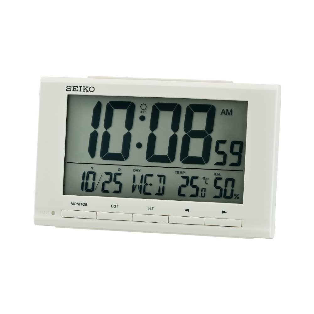 SEIKO CLOCKS นาฬิกาดิจิตอล รุ่น QHL090W ขนาด 3.6 x5.8 นิ้ว