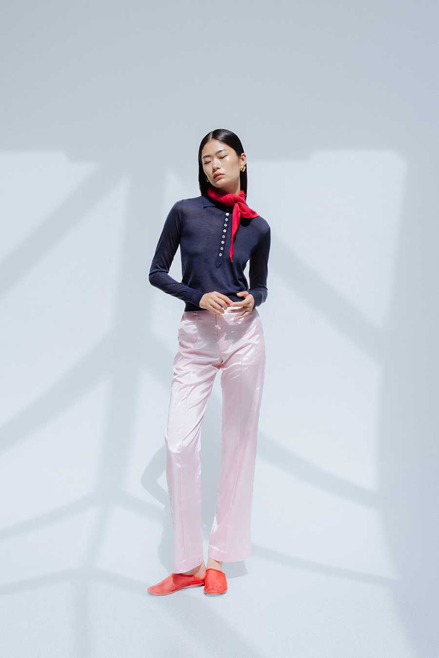Bonnie Trousers | Pearl Pink