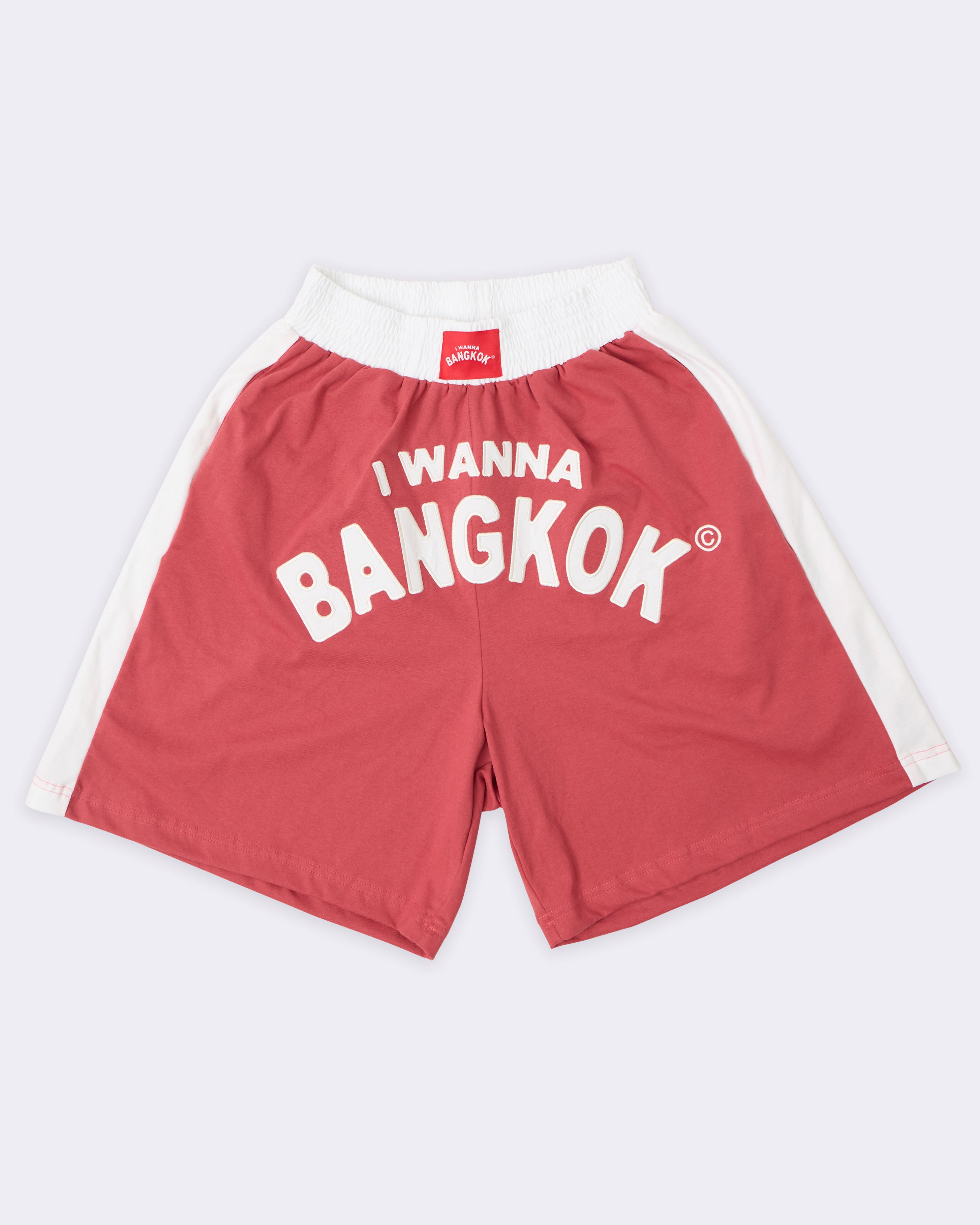 Red Boxing Shorts (พร้อมส่ง)