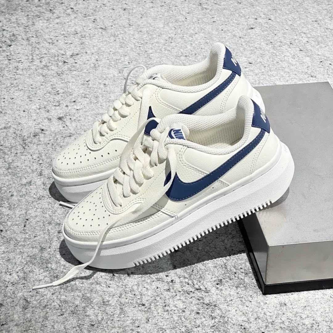(พร้อมส่ง) Nike Court Vision Alta Diffused Blue