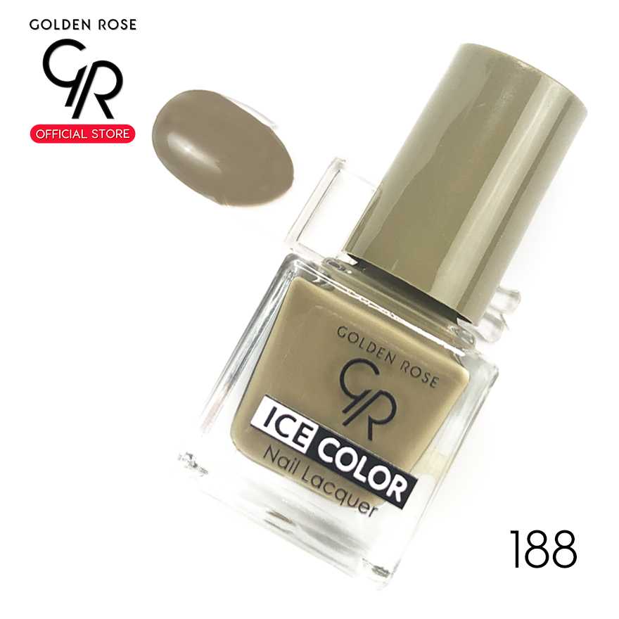 Golden Rose โกลเด้น โรส สีทาเล็บ ไอซ์ เนลล์ 6 มล. Ice no.188