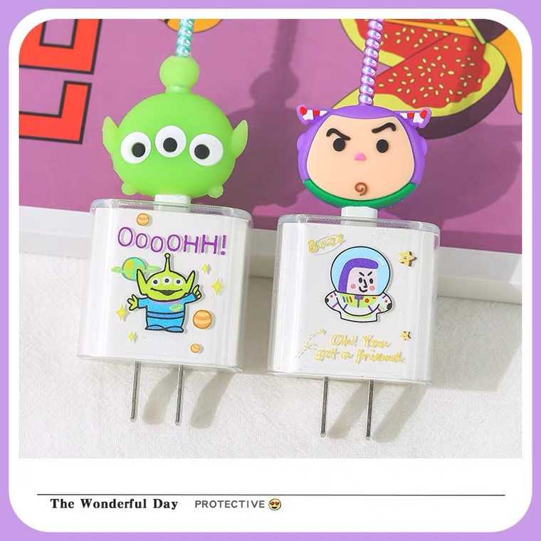 [LotM] ชุดถนอมสายชาร์จ 20W : Buzz lightyear, Green man บัซ ไลท์เยียร์ และกรีนแมน