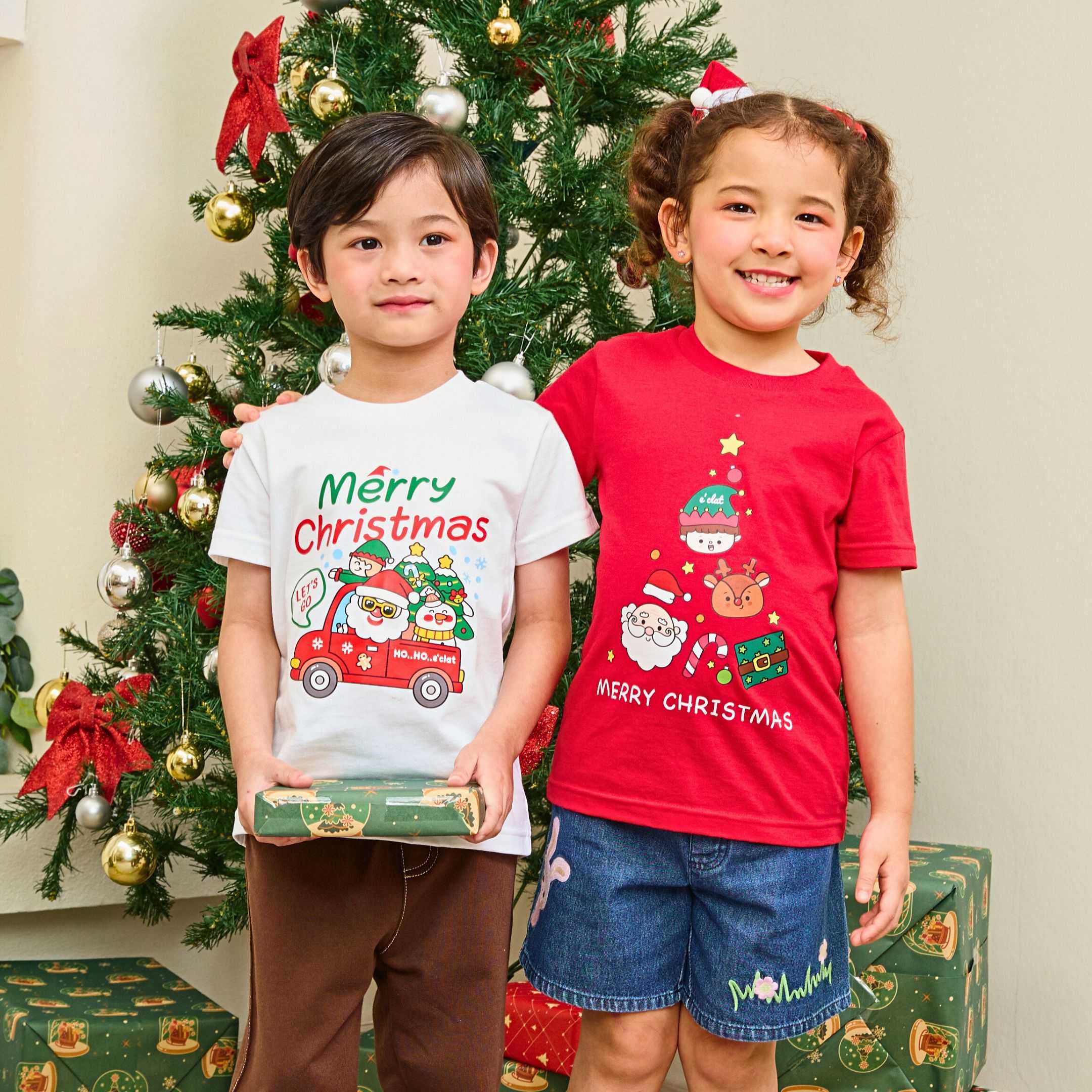 e'clat เสื้อคอกลมแขนสั้น SKU 9142+9143