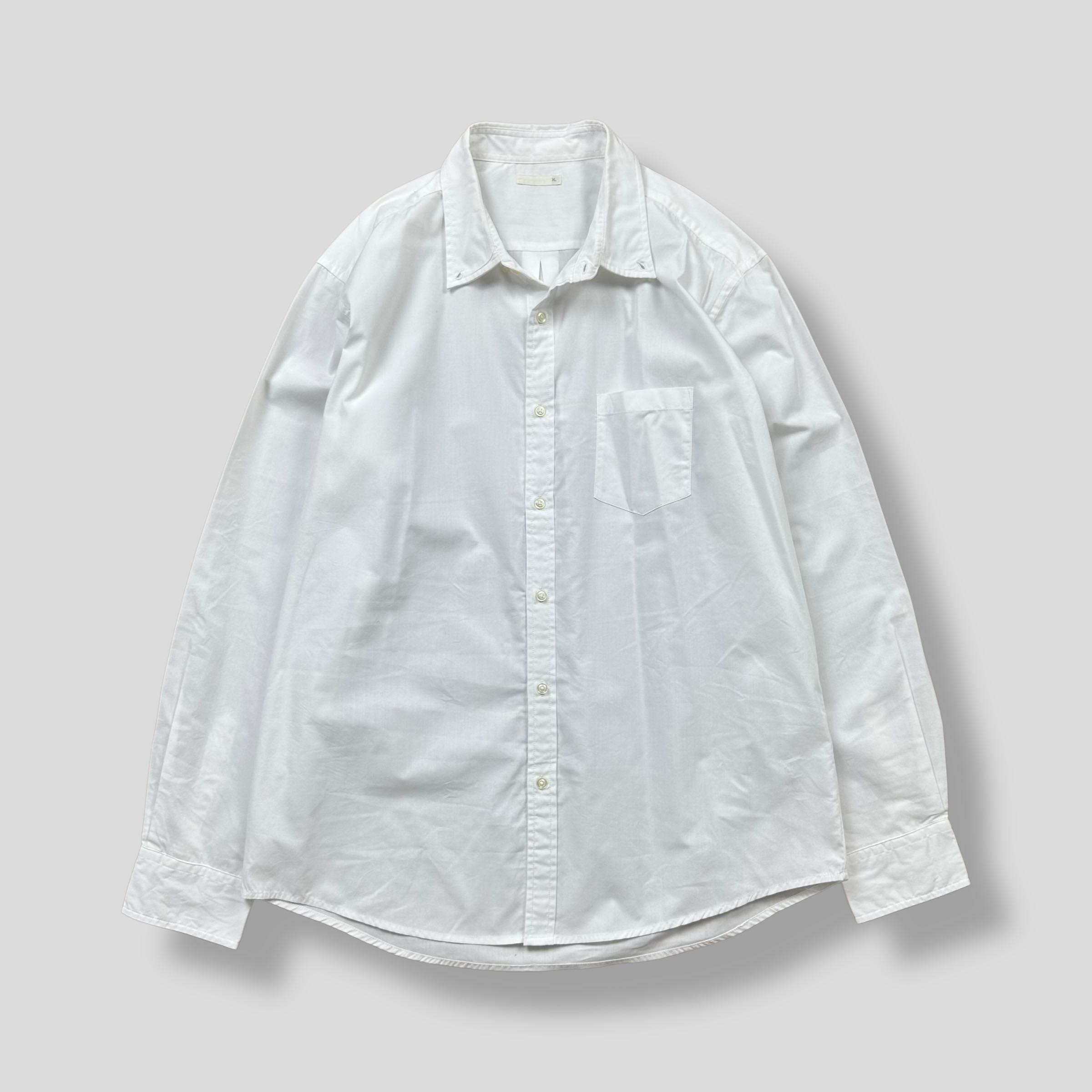 GU WHITE POCKET SHIRT 