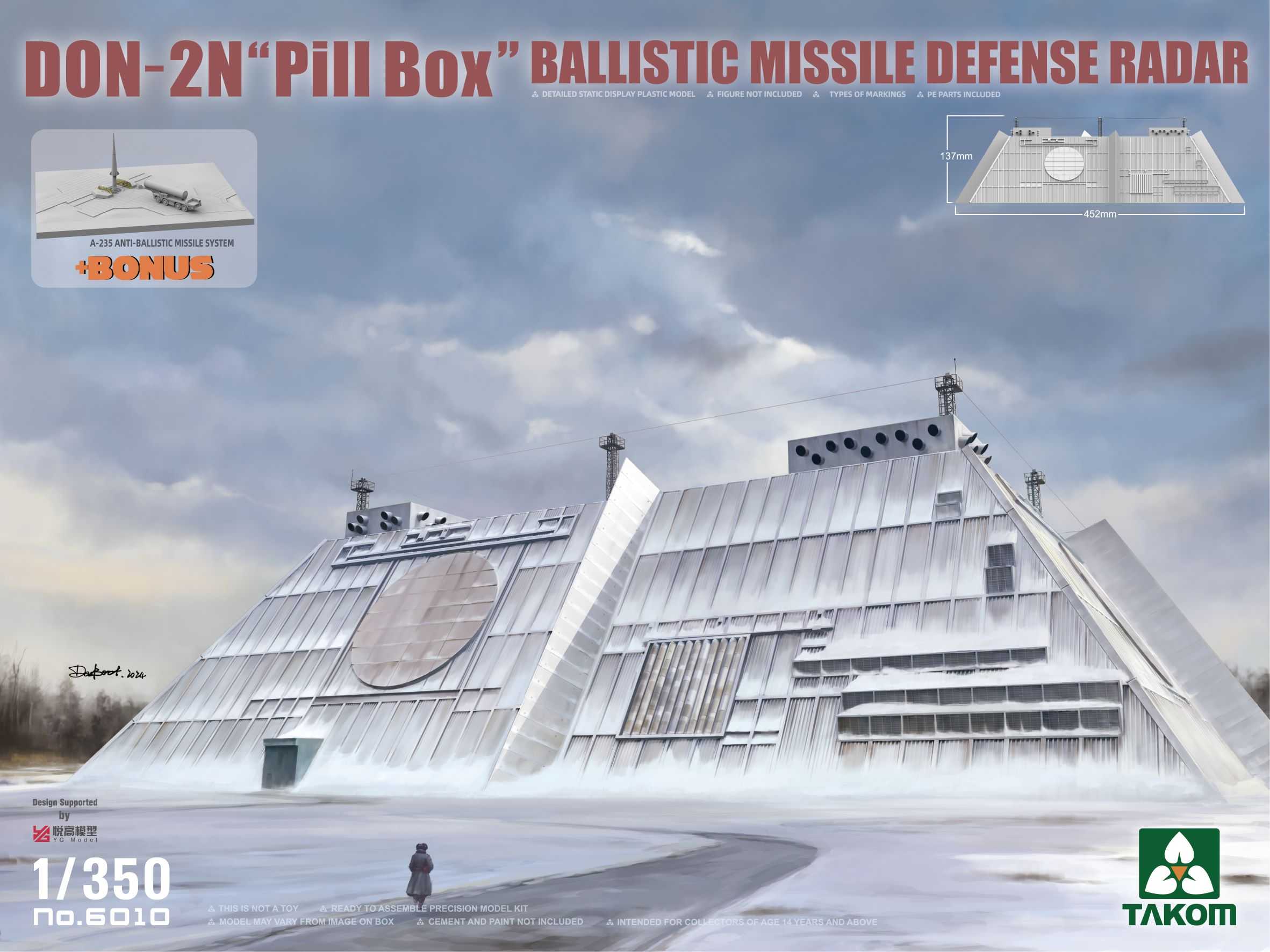 1/350 DON-2N'PILL Box' BALLISTIC MISSILE DEFENSE RADAR
