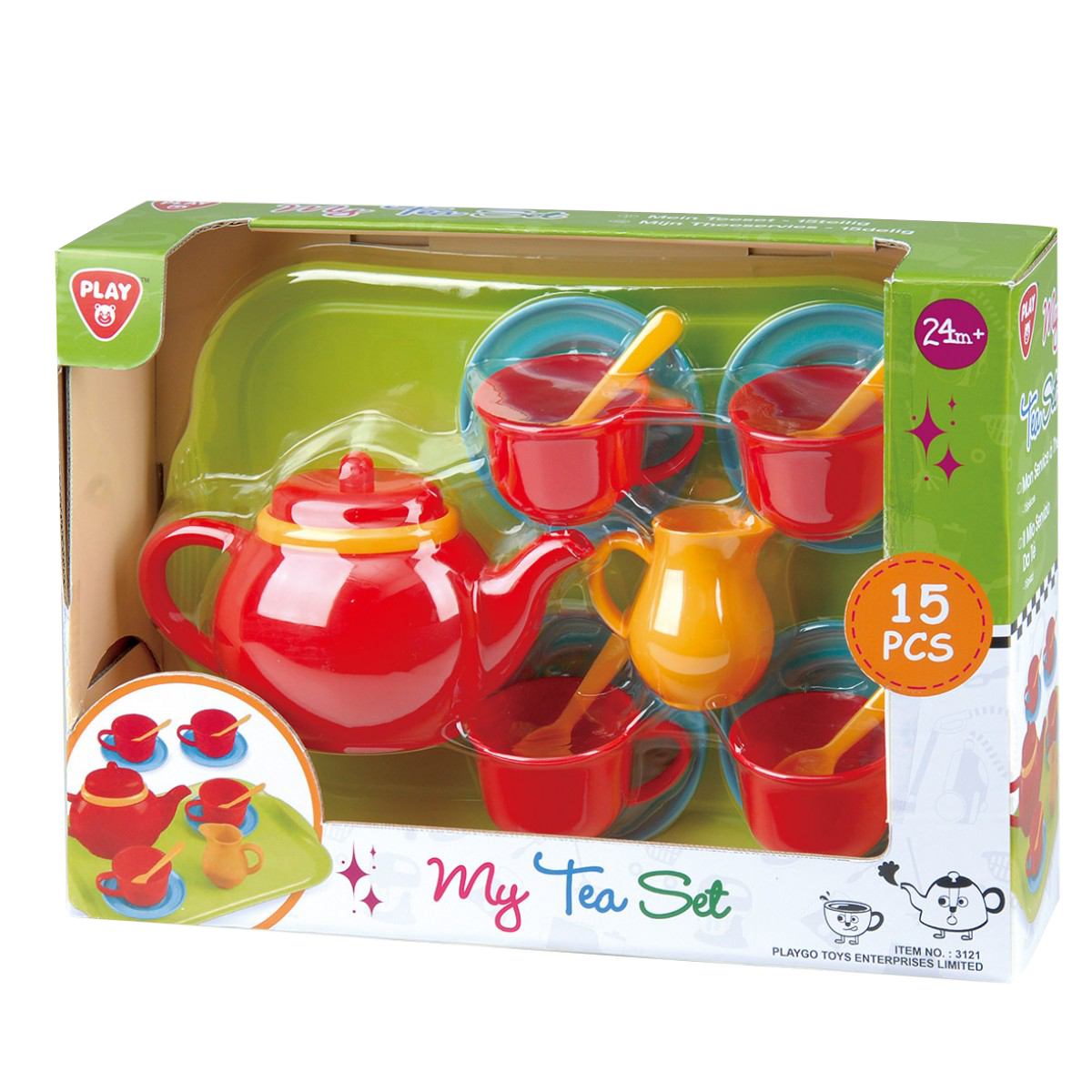 Playgo ของเล่นเสริมพัฒนาการ ชุดชงชา (PG-3121)