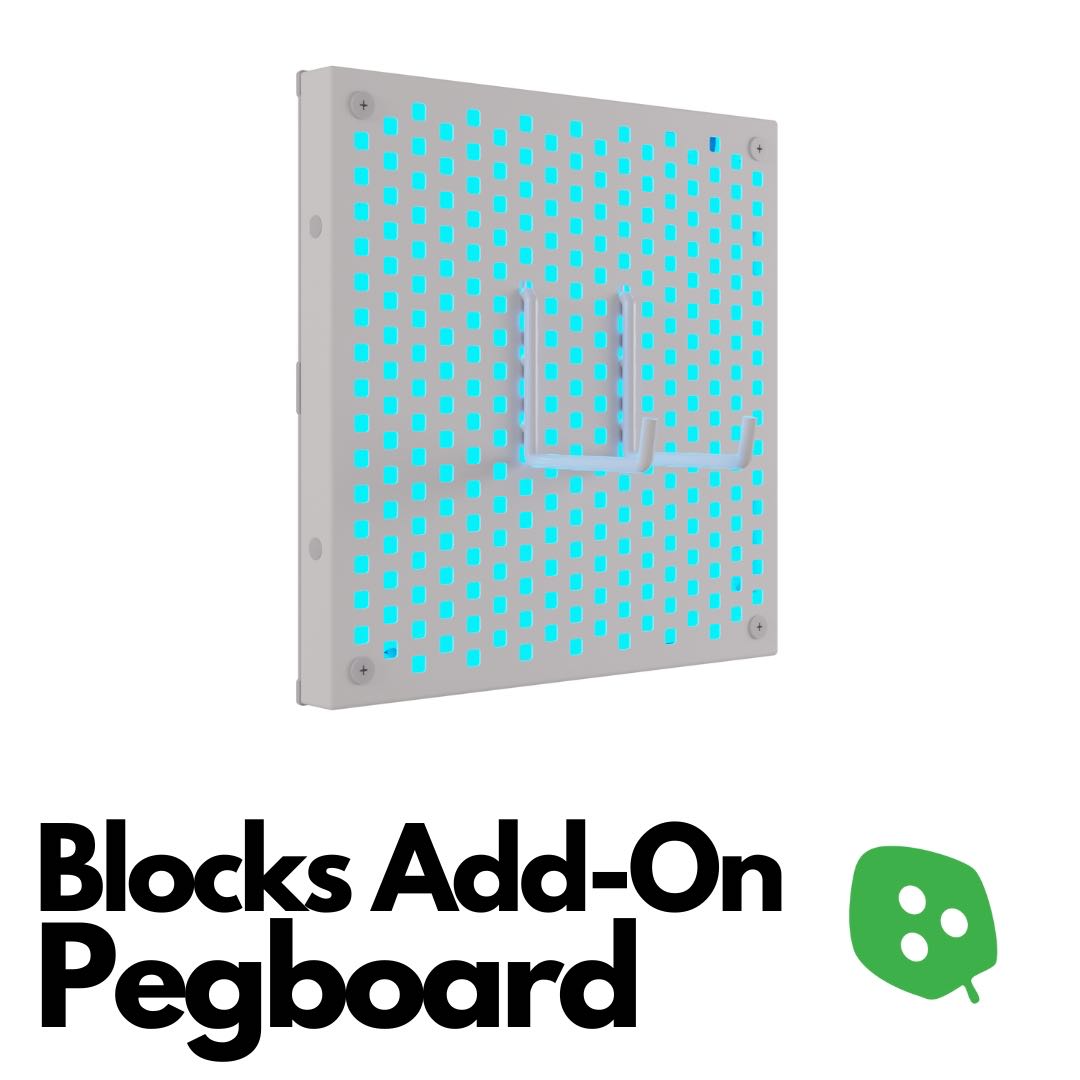Blocks Light Pegboard Add-On Kit (1 Panel)