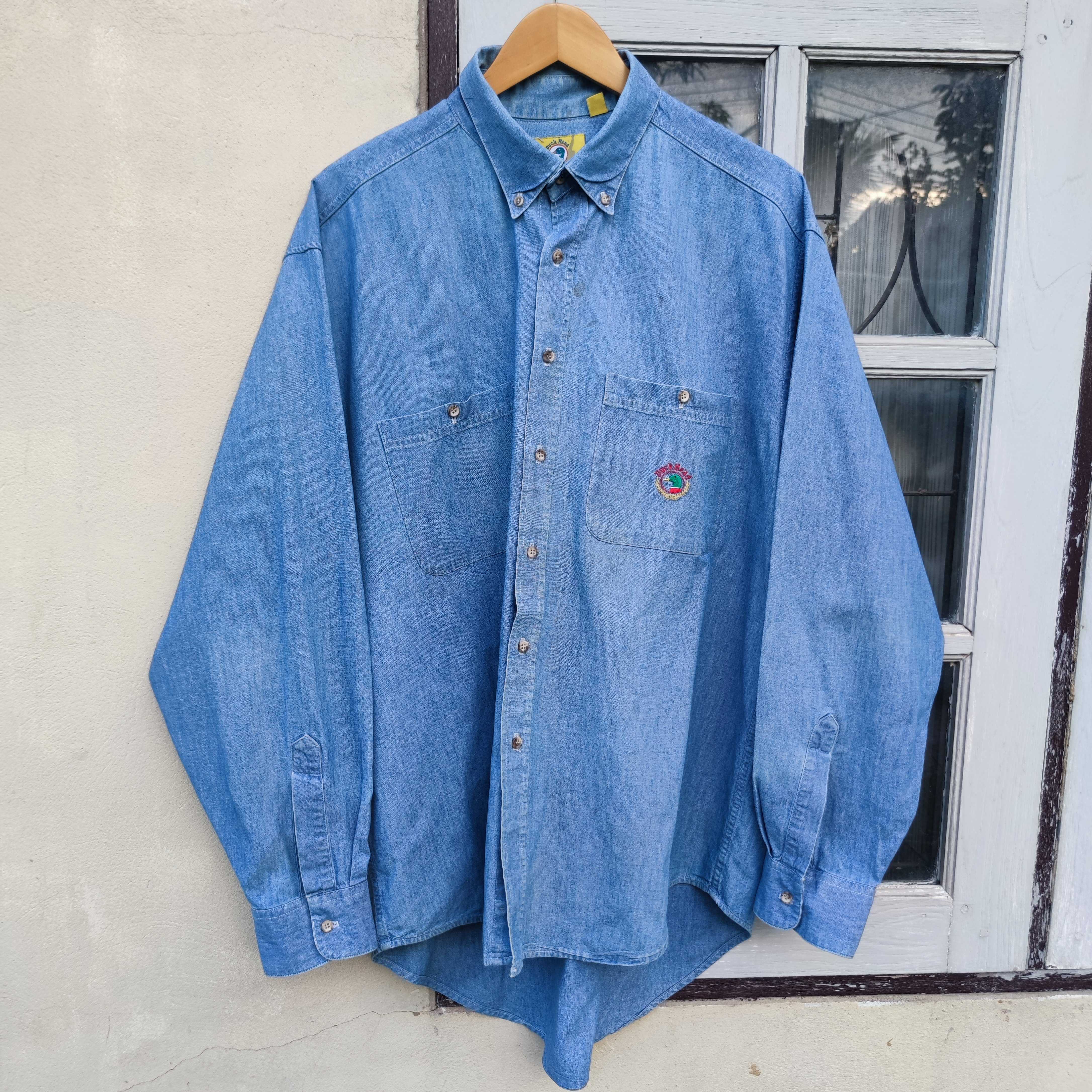 Vintage Duckhead Denim Button Down Shirt