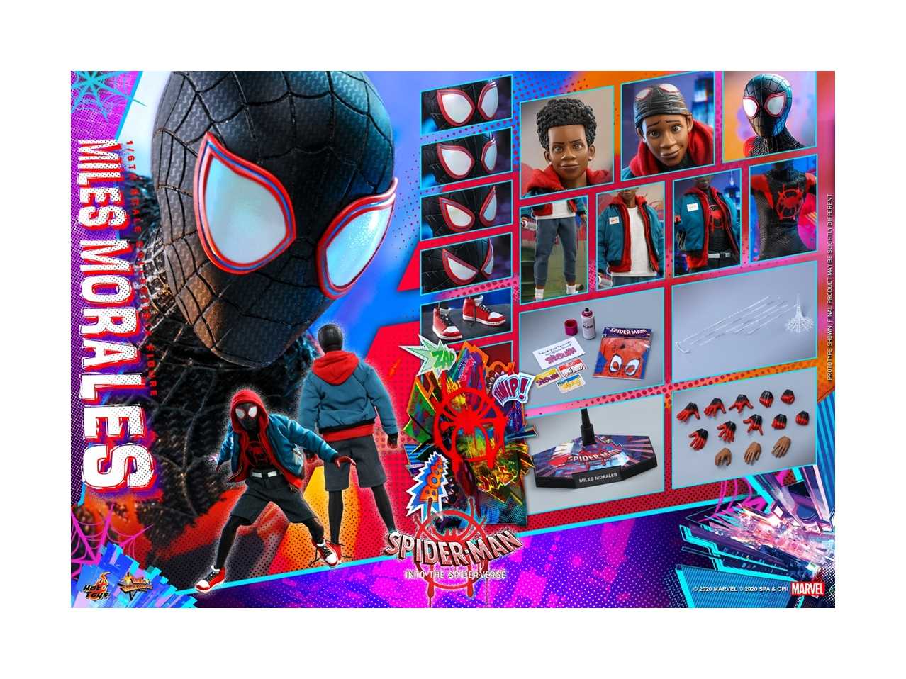 Hot Toys MMS567 Spider-Man Into the Spider-Verse 1/6 Miles Morales (ku)