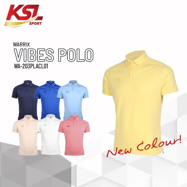 WARRIX เสื้อโปโล วอริกซ์ รุ่น Vibes (WA-203PLACL01)