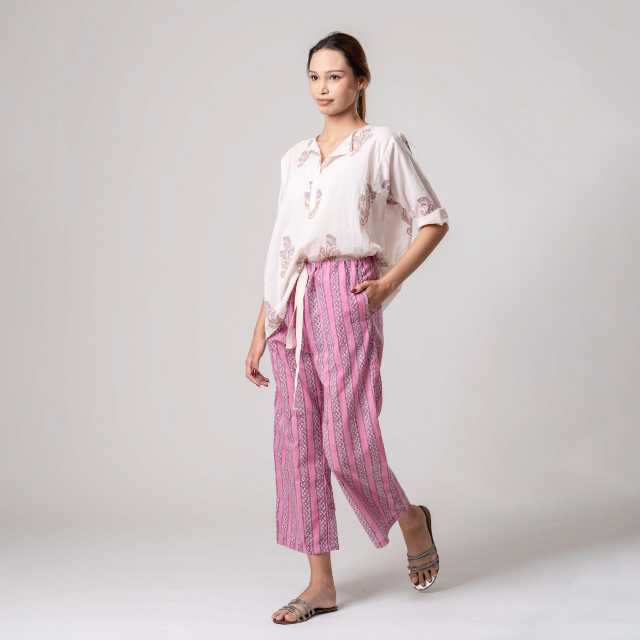 Milly Pants (Pink, Free Size)