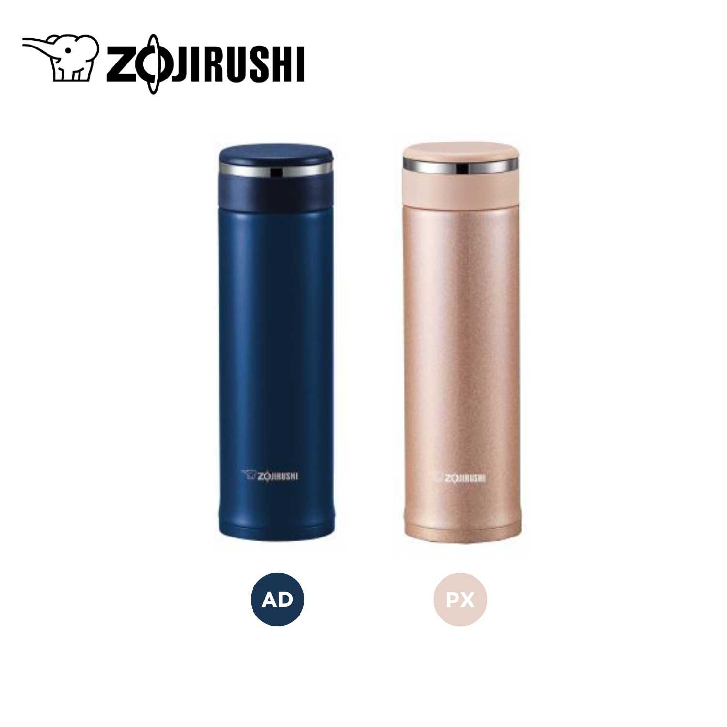 Zojirushi With Tealeaf Filter/ กระติกน้ำสูญญากาศเก็บความร้อน/เย็น 0.46 ลิตร รุ่น SM-JTE46