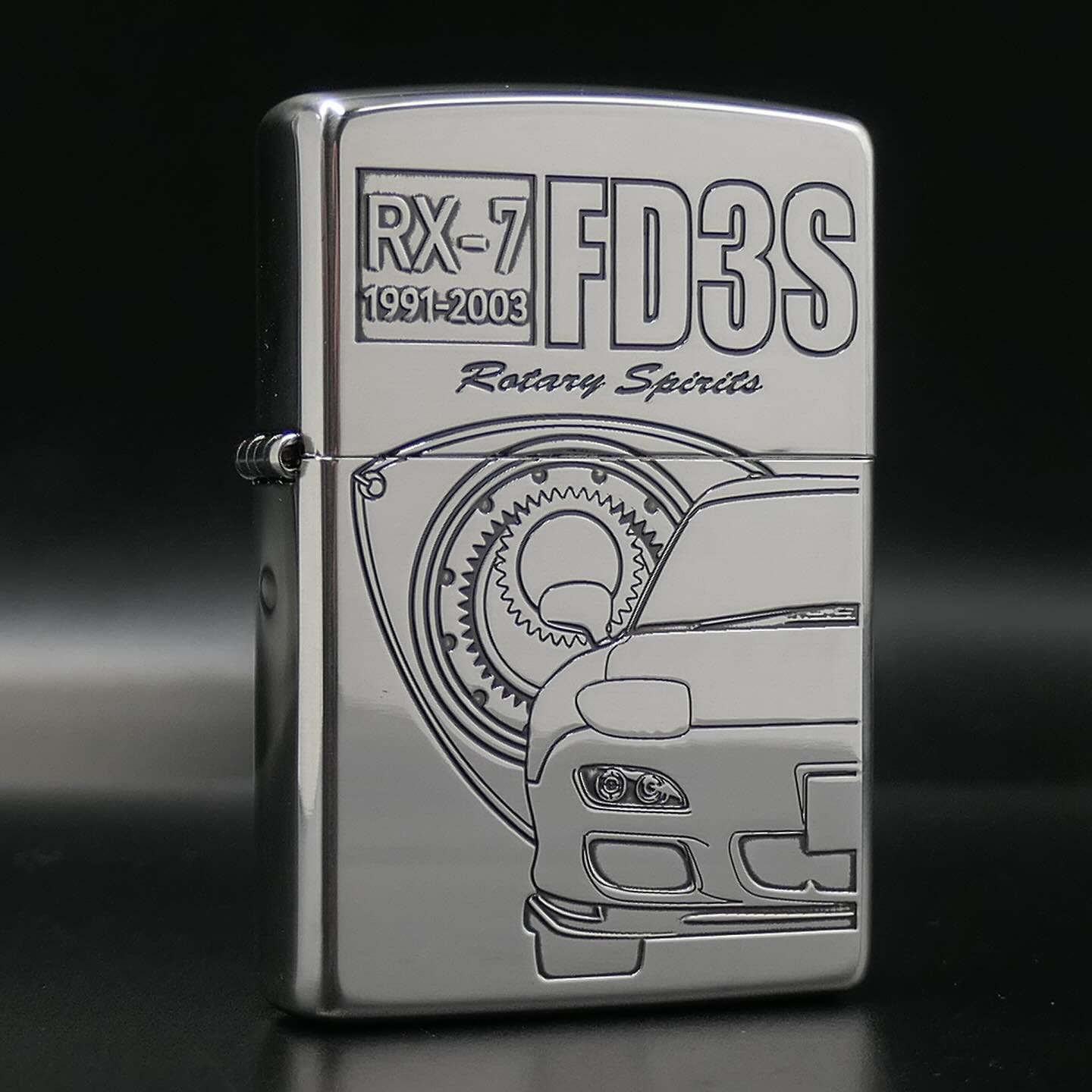 Zippo ไฟแช็กรุ่น ZJP0103 Mazda RX-7 FD3S (1991-2003)