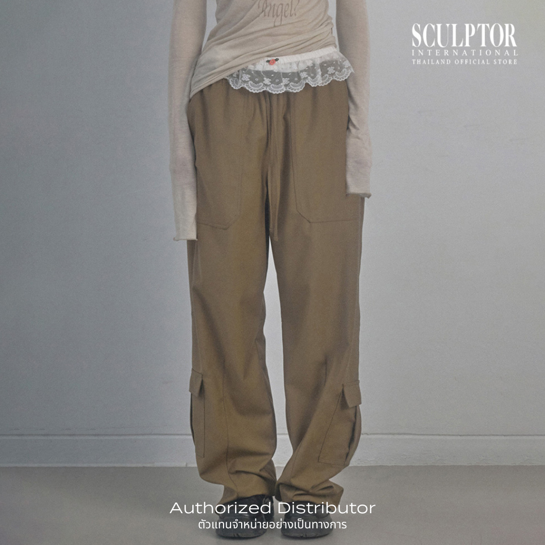 SCULPTOR® กางเกง Stitch Detail Carpenter Pants