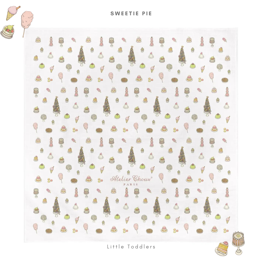 Atelier Choux Paris Swaddle - Sweetie Pie Pink