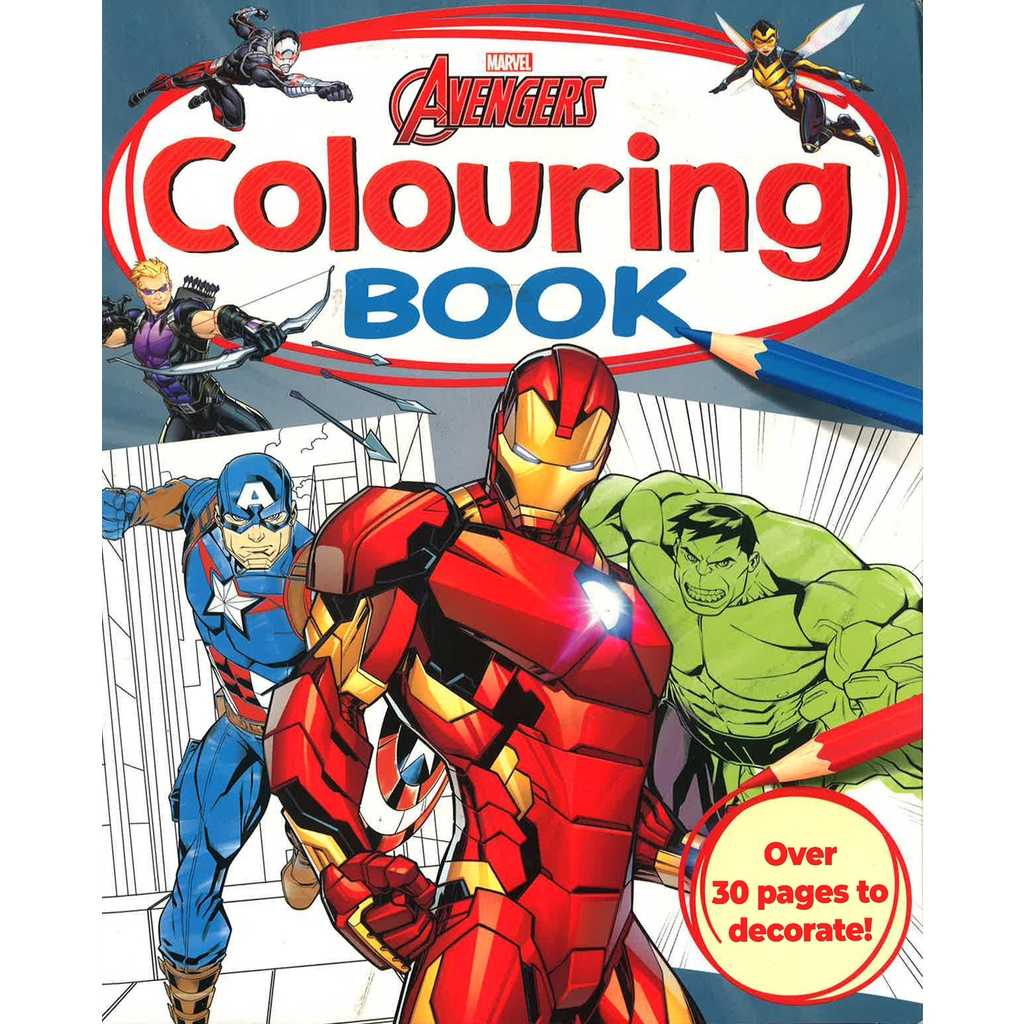 #Sale10.10 #หนังสือระบายสี Simply Colouring Marvel