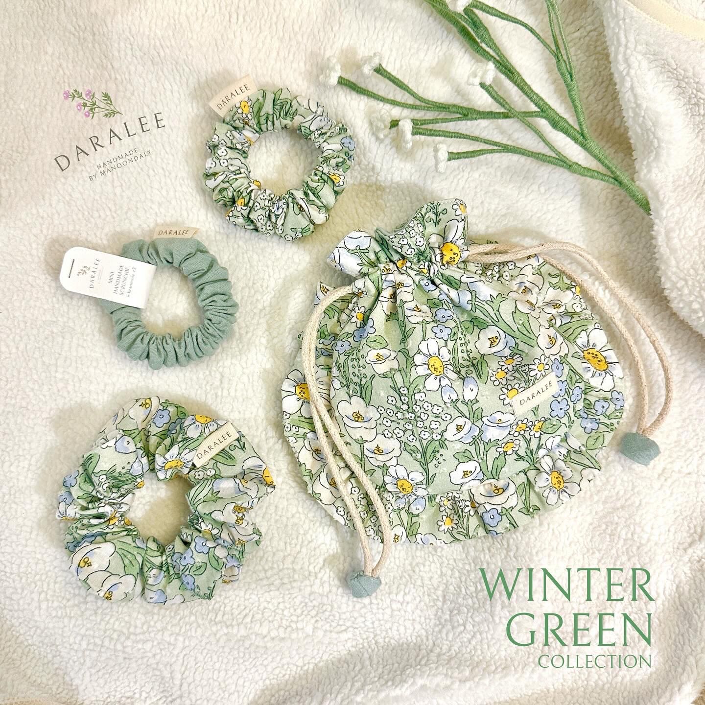 Winter Garden Collection | Scrunchie | Petal bag