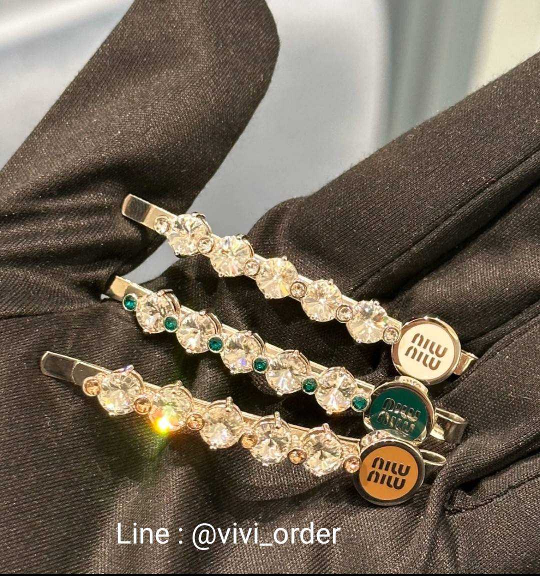 MIU MIU Crystal Hair Clip