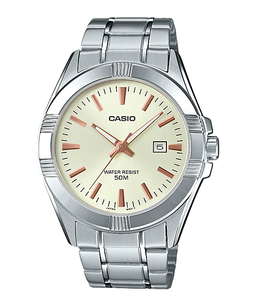 CASIO นาฬิกาคาสิโอ พร้อมส่ง นาฬิกาข้อมือ นาฬิกาของแท้ ประกันศูนย์ CMG 1 ปี รุ่น MTP-1308D-9A