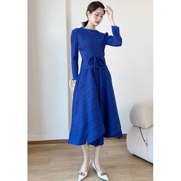ปรับราคาลง!! 2MUAY รุ่น CX259 เซ็ตพลีทคุณภาพ เซ็ตใส่ได้บ่อย 5สี FREE SIZE WAIST TIE PLEATED SET
