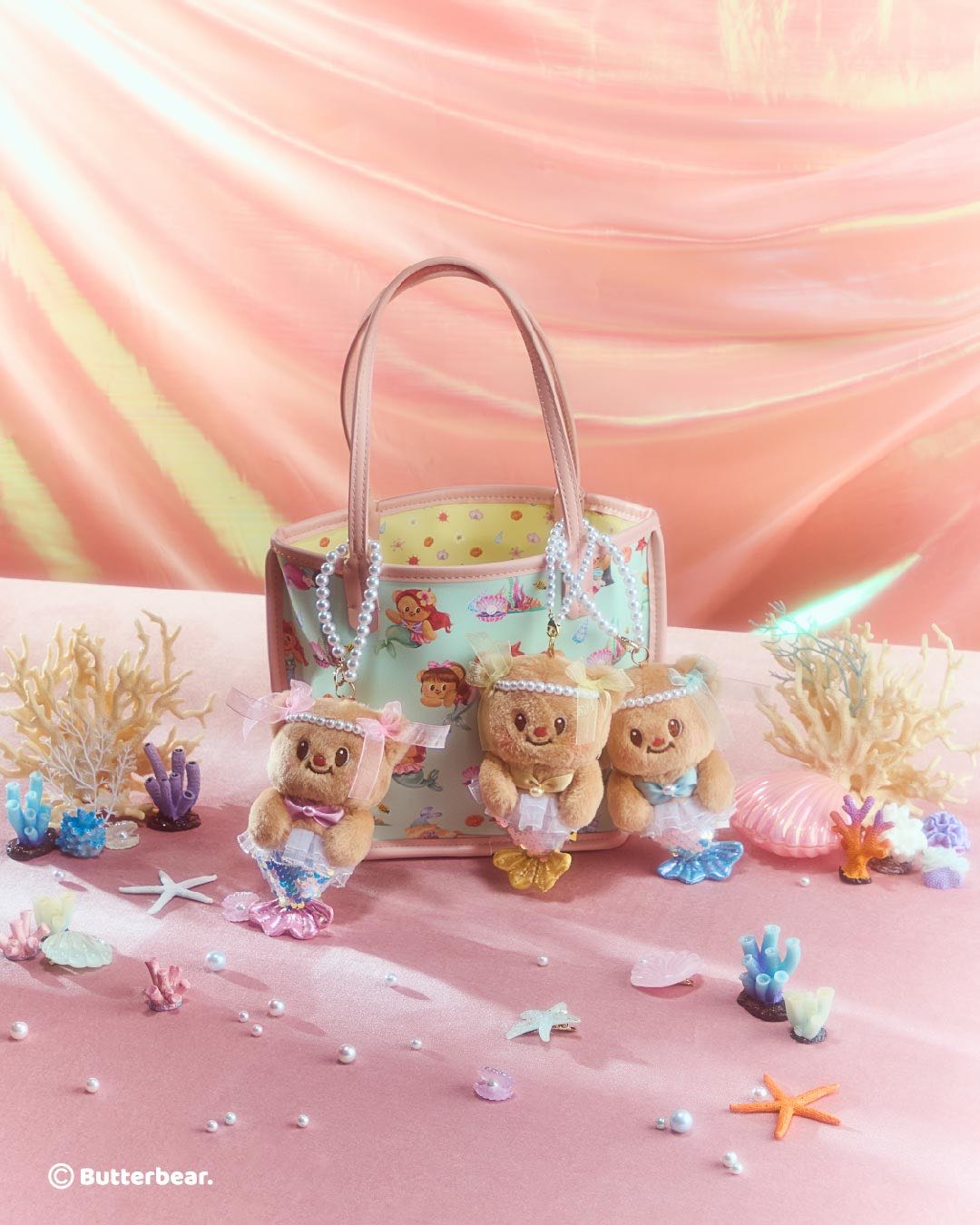 พวงกุญแจนางเงือก (ButterMermaid Pendant)