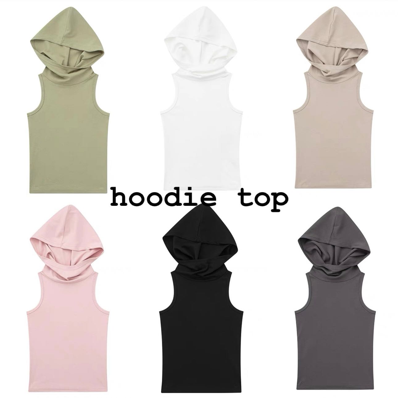 (PRE ORDER) HOODIE TOP (6colors)