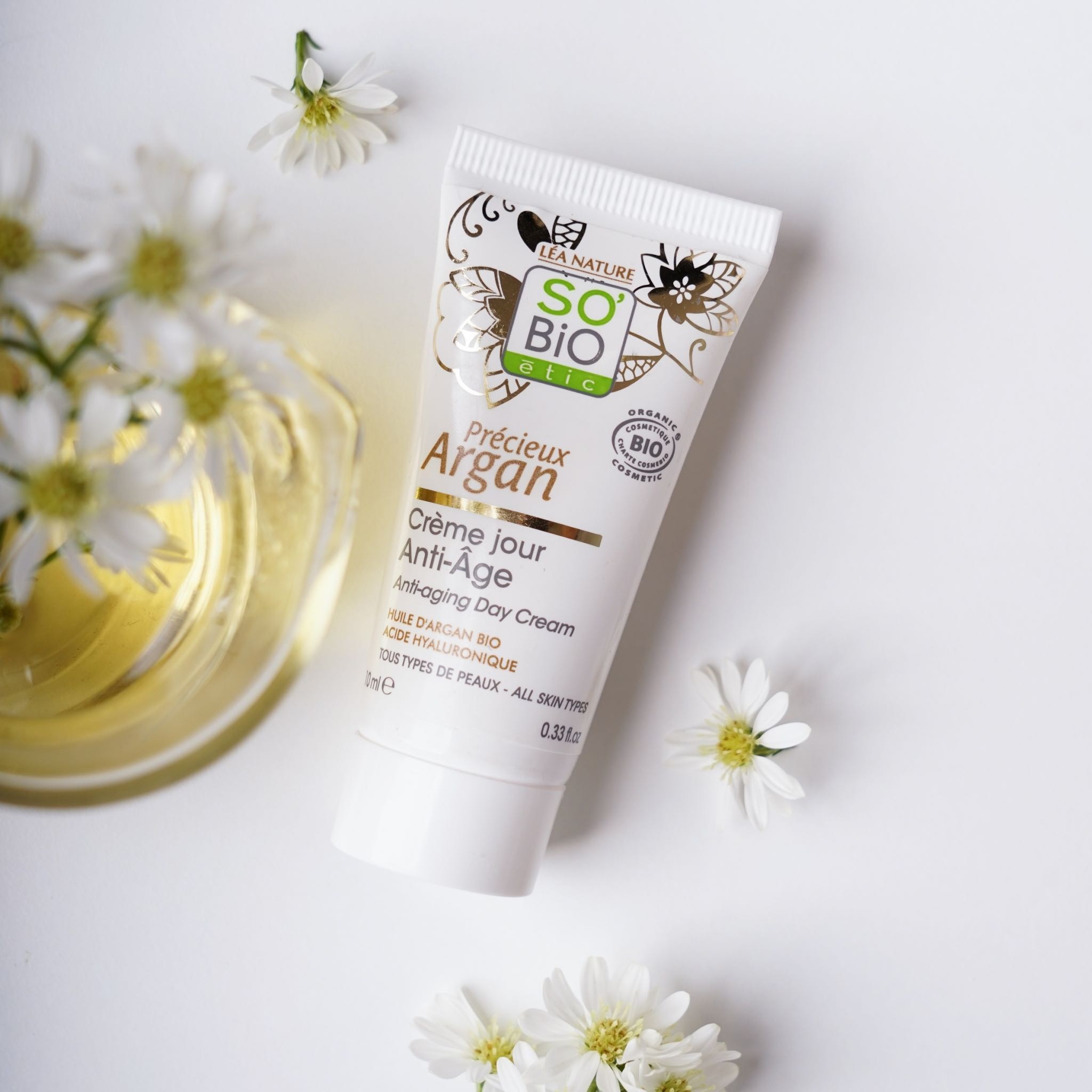 SO'BiO etic | Precious Argan Anti-aging Day Cream (mini) 10g. ขนาดพกพา