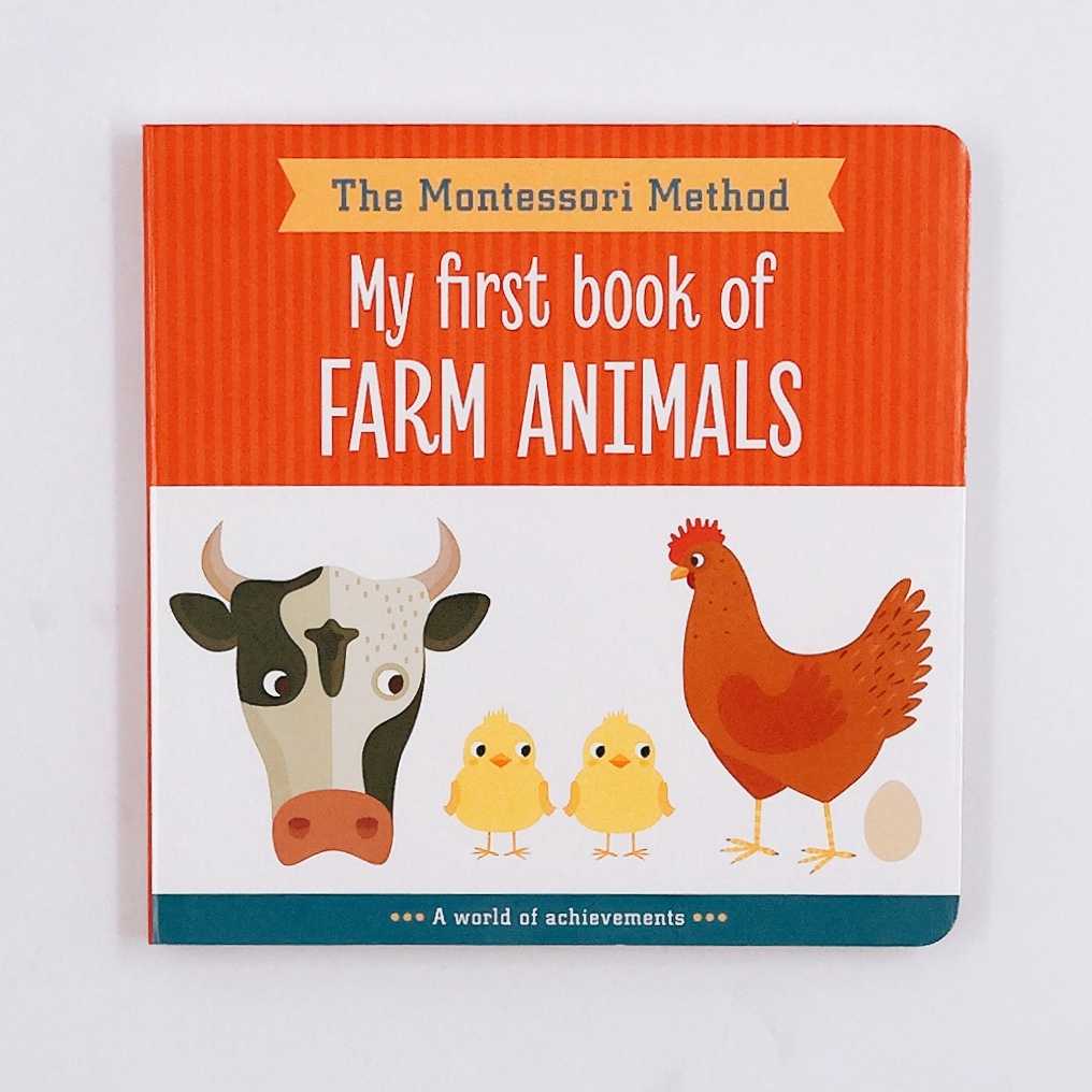 บอร์ดบุ๊ค Montessori Board Book. Farm Animals