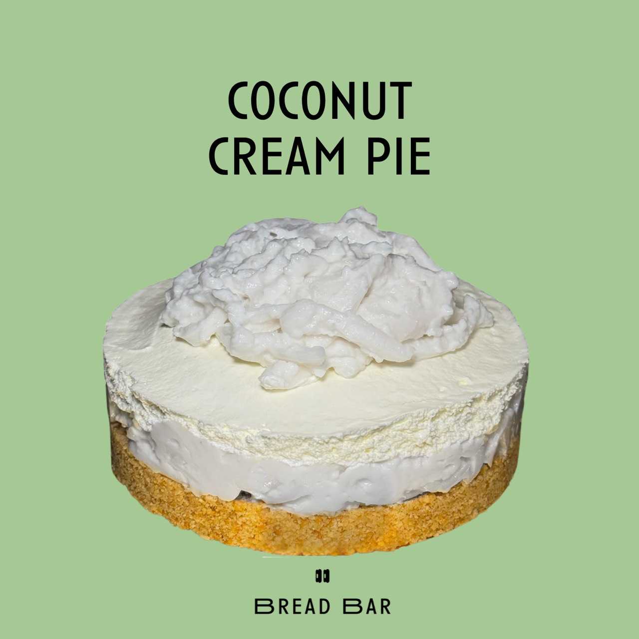 Coconut Cream Pie 0.5 P พายมะพร้าวครีมสด 0.5 ปอนด์