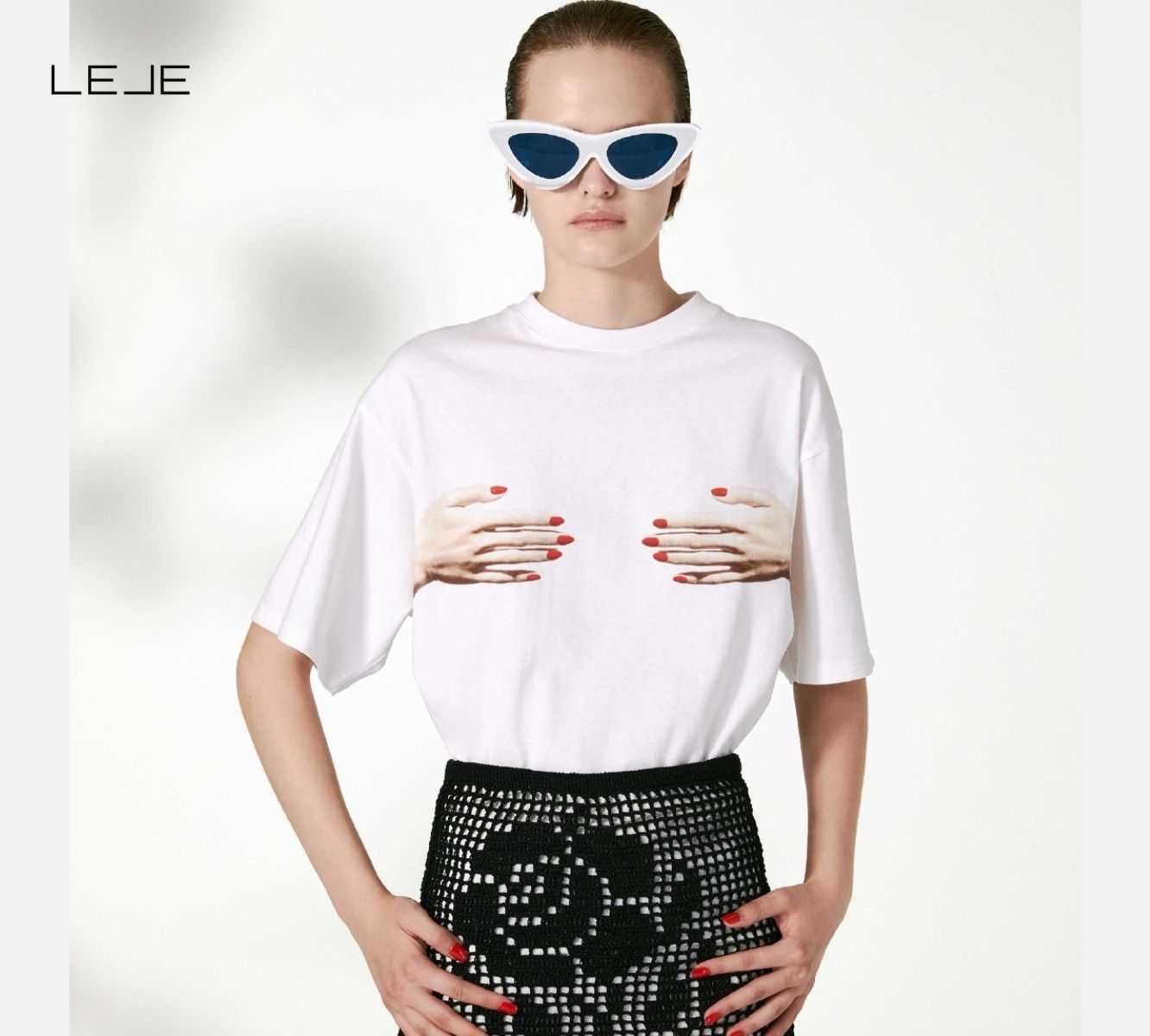 LEJE LOVE MY BODY N°3 T-SHIRT - WHITE