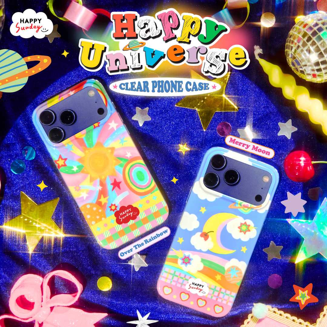 HAPPY UNIVERSE CLEAR PHONE CASE