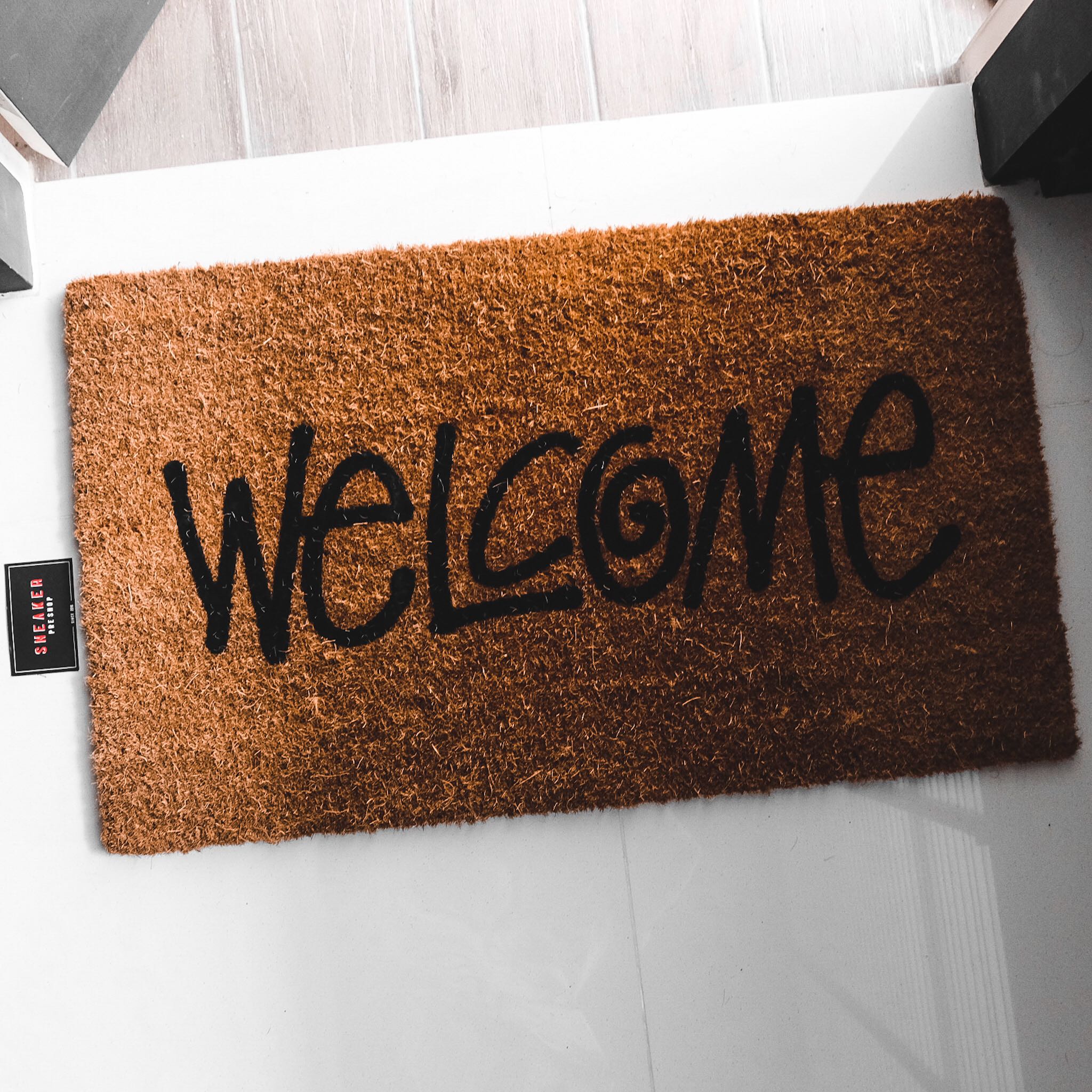 New Stussy Welcome Mat Door Doormat Cocoa Spring Summer Size