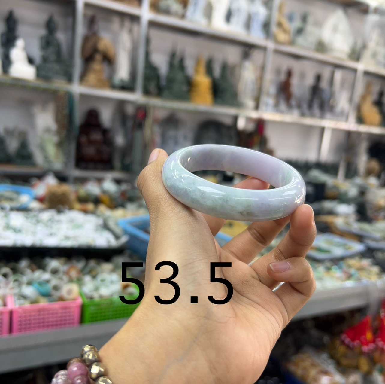 กำไลหยกเจไดต์ Natural Jadeite Type C ความมั่งคั่งและความอุดมสมบูรณ์