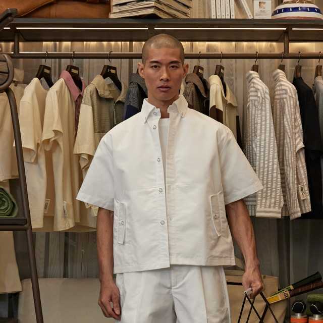 White Short Tie-Break Shirt