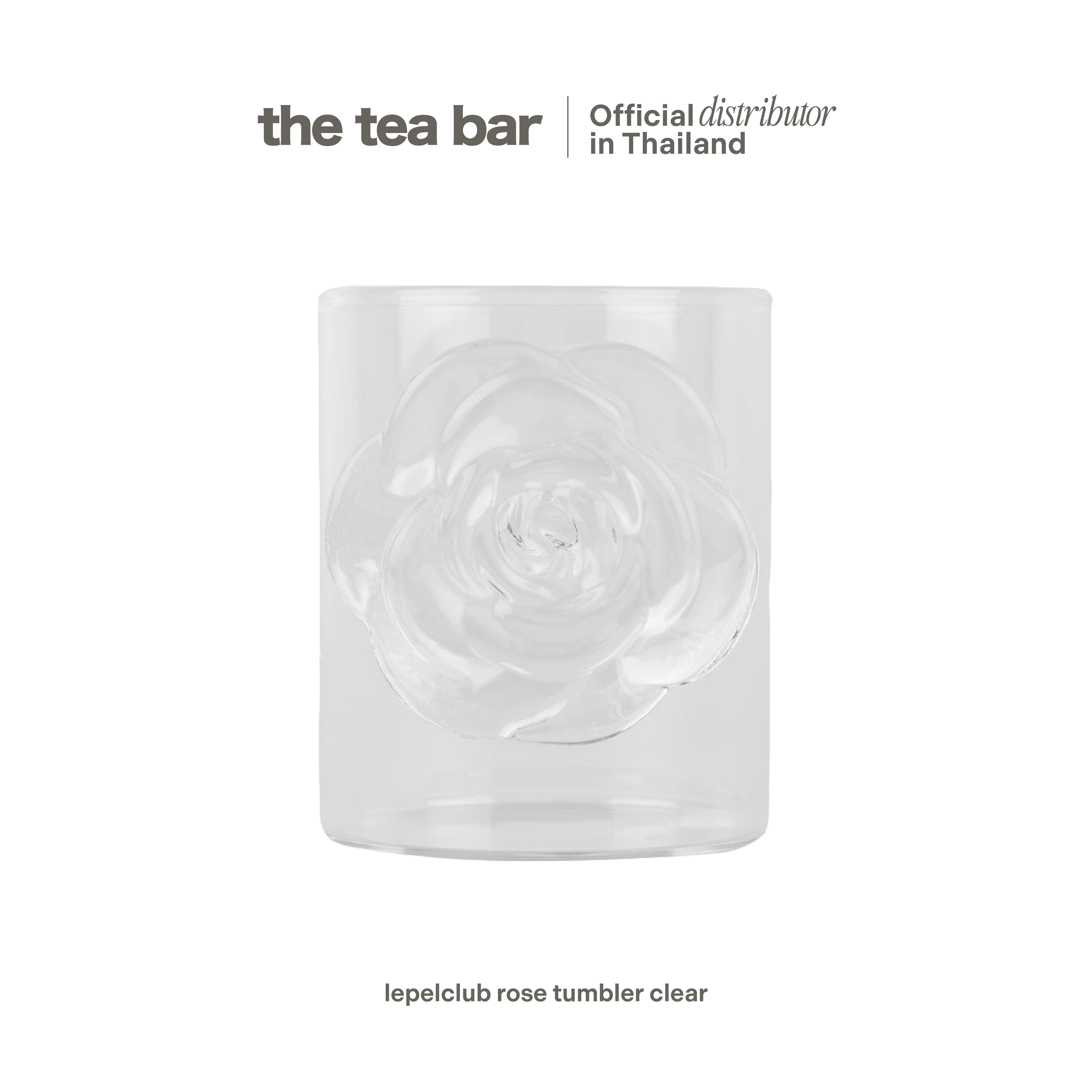 LEPELCLUB rose tumbler clear