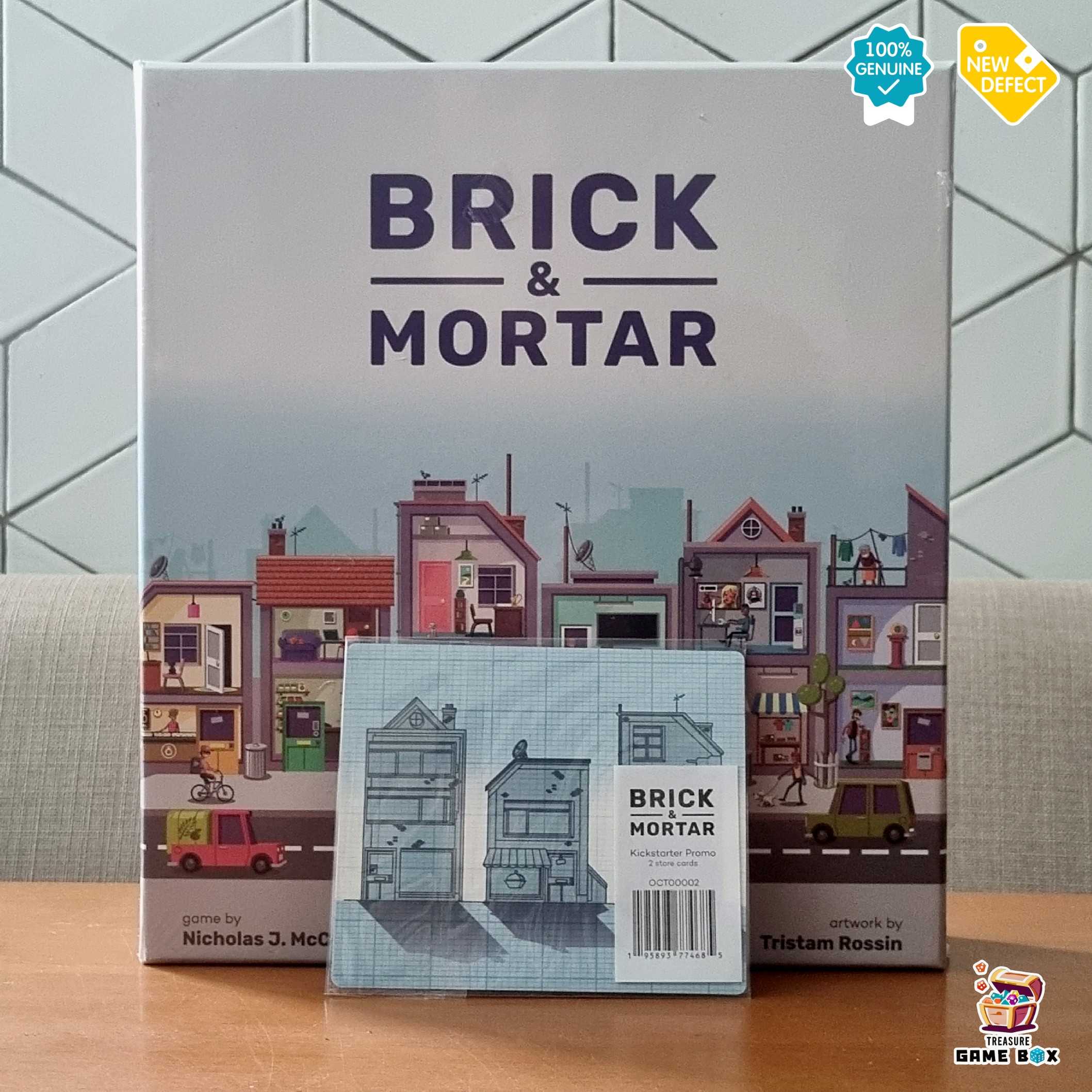 Brick & Mortar base game + Promo card (ENG) [New] [Board Game แท้]