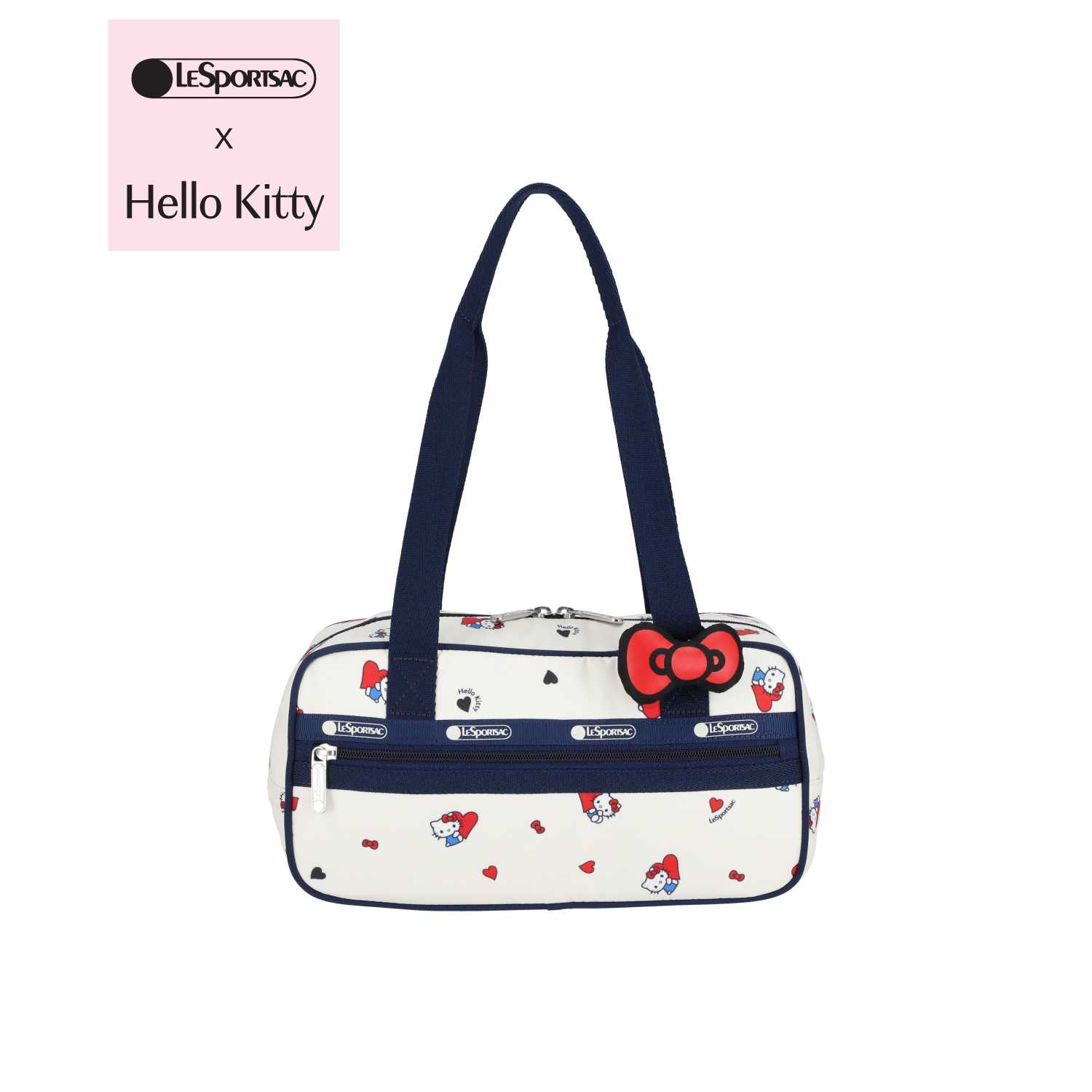 Lesportsac E/W Handbag กระเป๋าถือ กระเป๋าแฟชั่นสะพายไหล่ Style 1303 Lesportsac x Hello Kitty