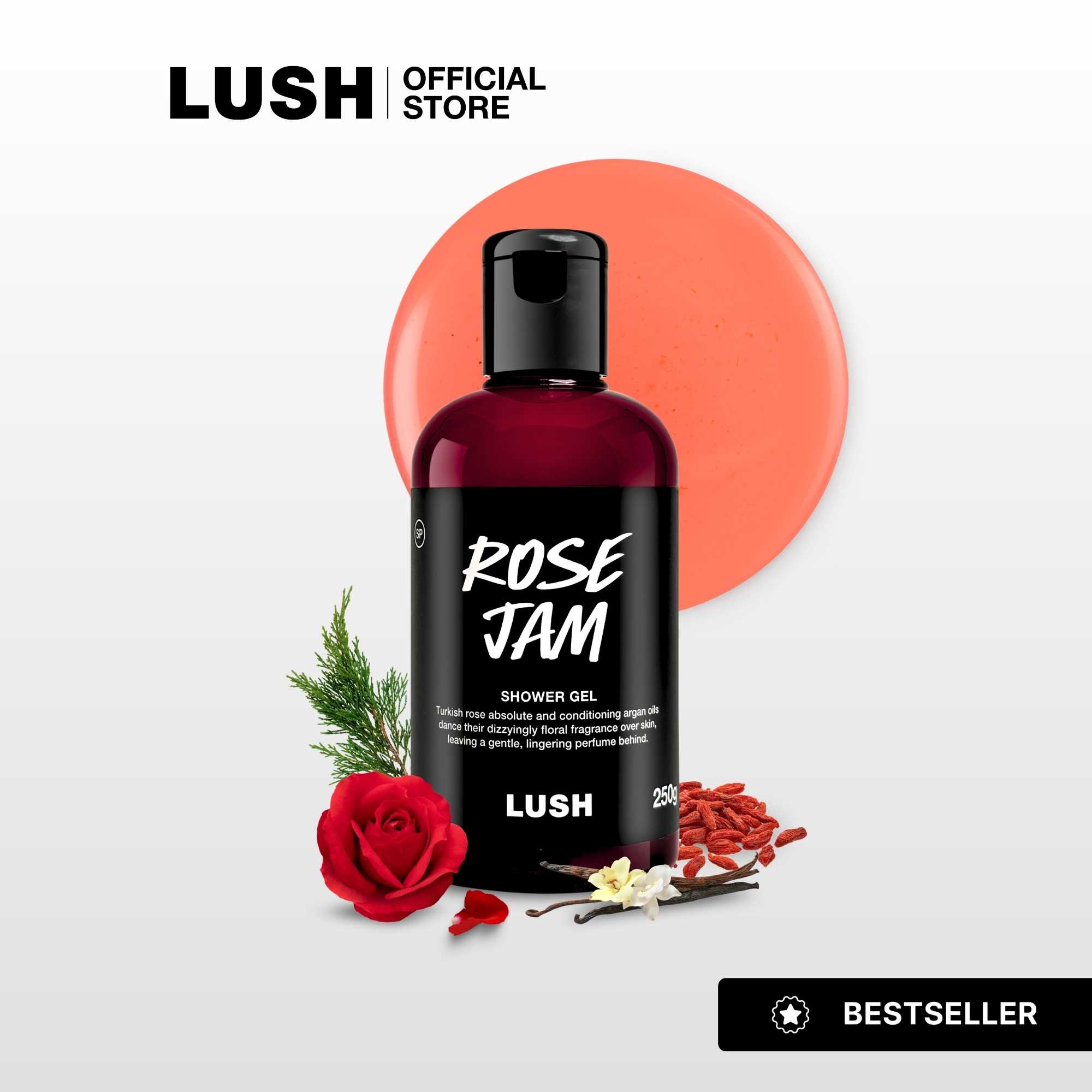 LUSH สบู่เหลว เจลอาบน้ำ ROSE JAM SHOWER GEL