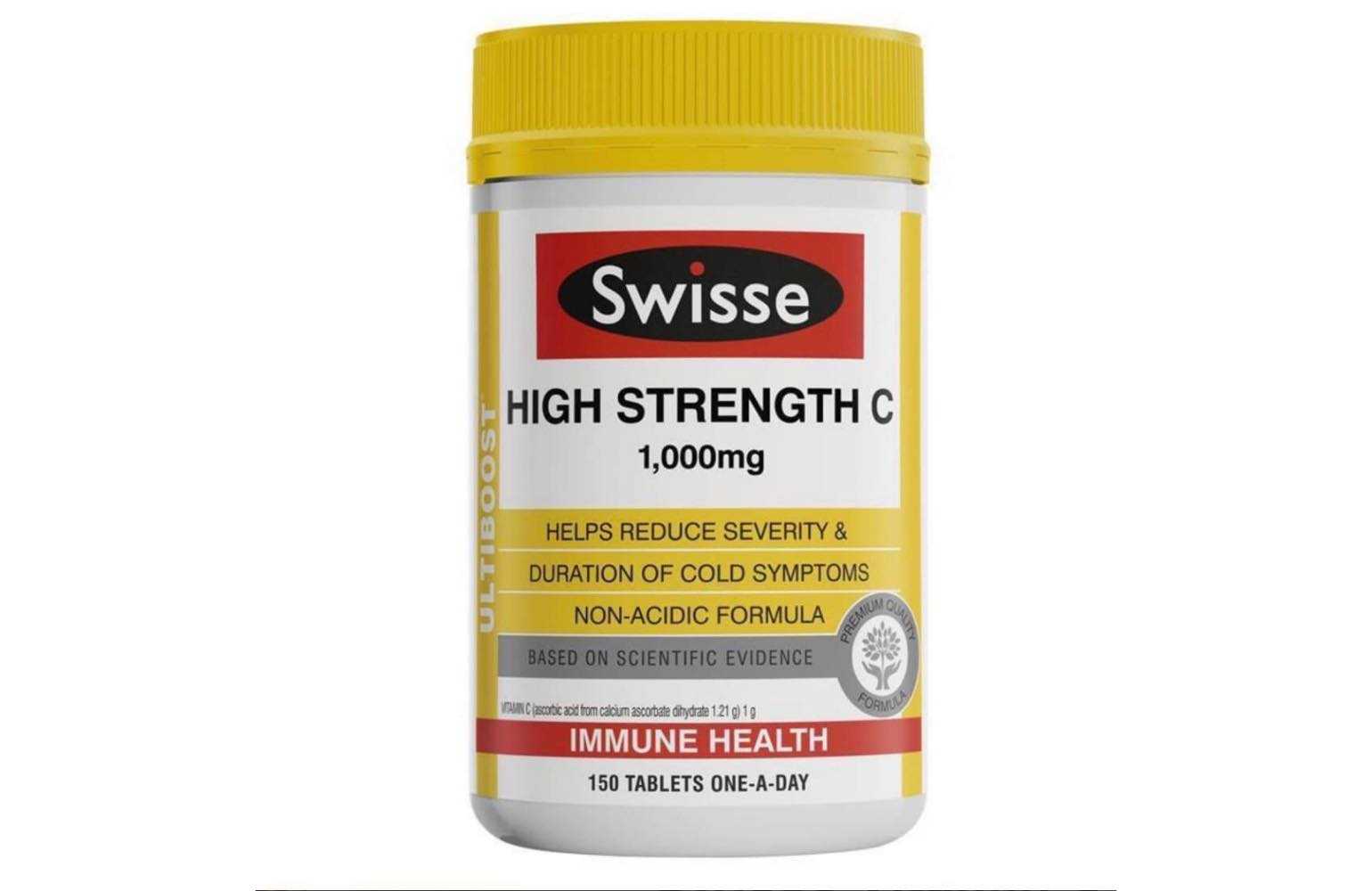 Swisse Hight Strengh C 1000 mg สำหรับผู้ใหญ่