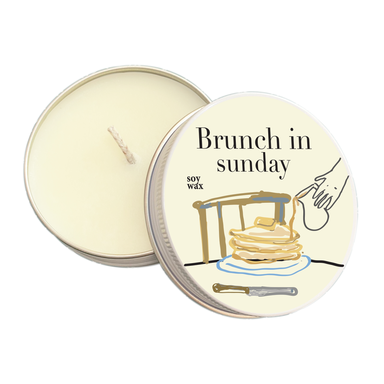 Summerstuff.marine - SOY WAX CANDLES กลิ่น BRUNCH IN SUNDAY (60 g) - เทียนหอม เทียนหอมไขถั่วเหลือง