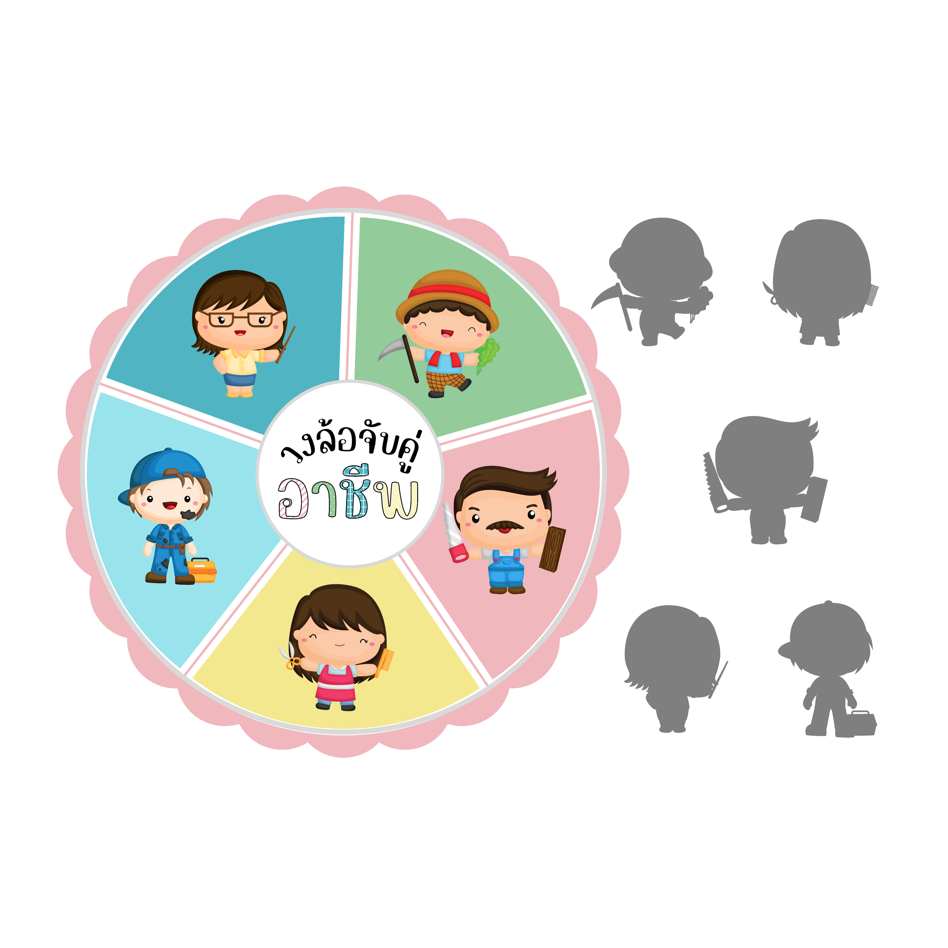 ไฟล์ PDF วงล้อจับคู่อาชีพ