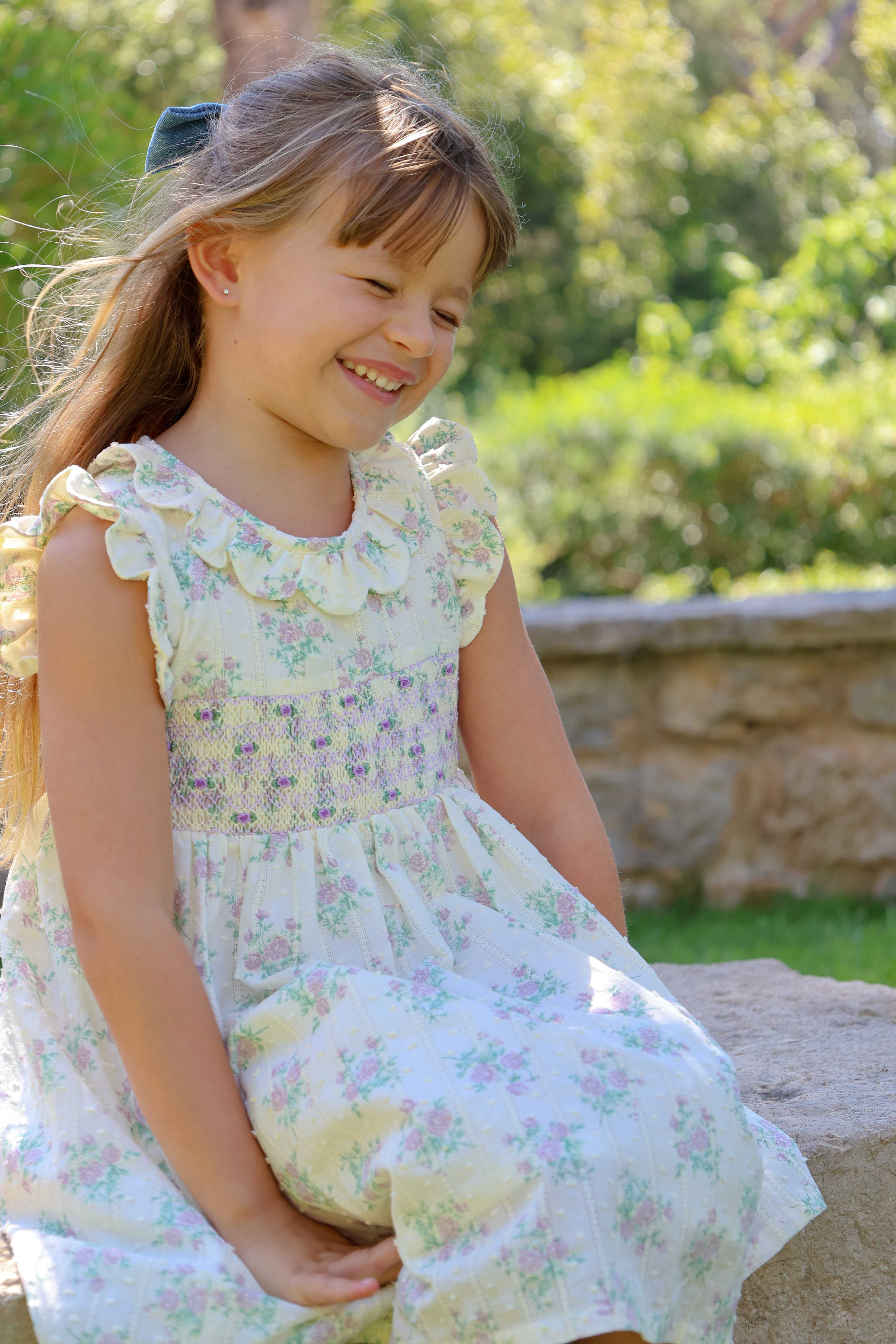Victoria Dress (Pink/Purple)