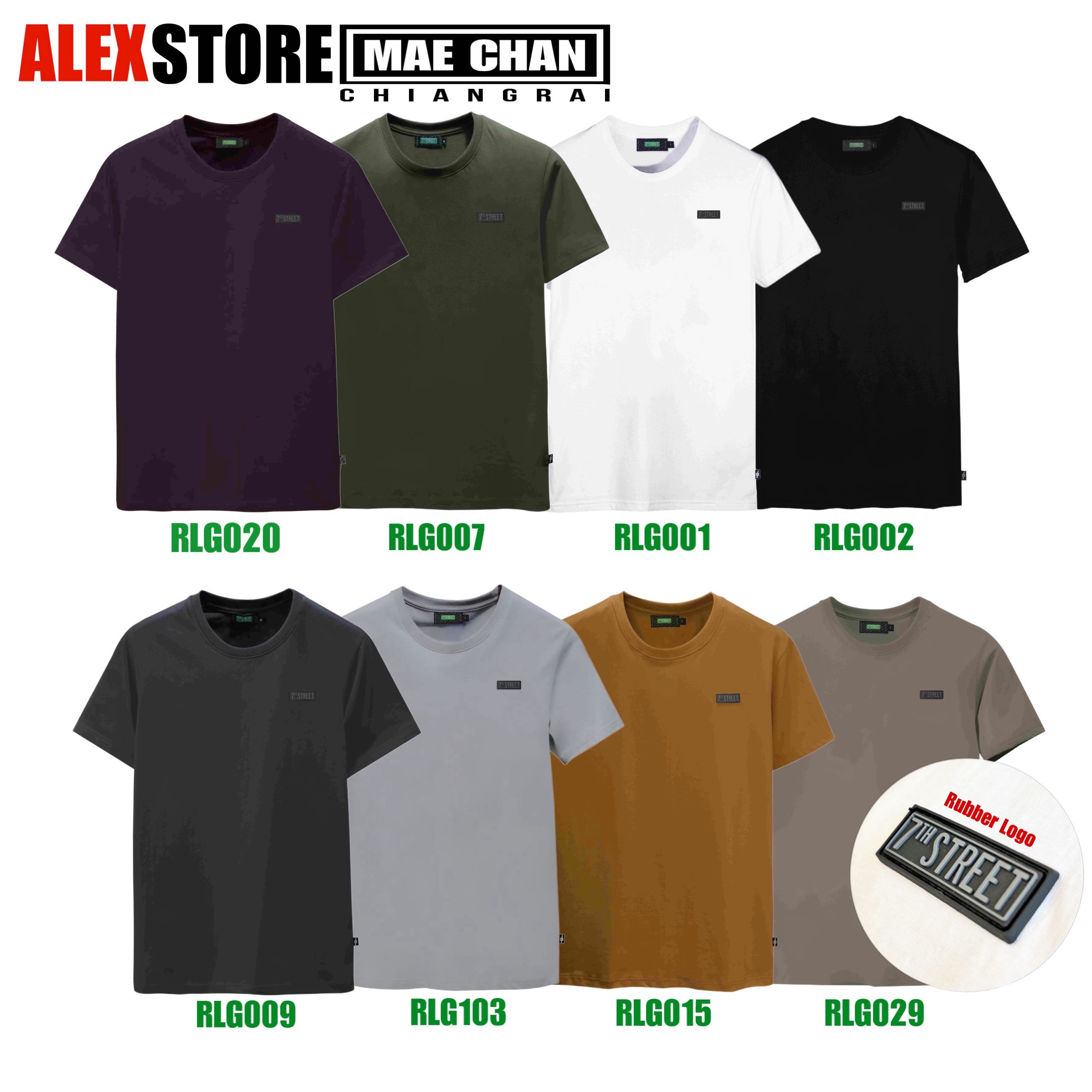 เสื้อยืด 7th Street (ของแท้) รุ่น RLG T-shirt Cotton100%