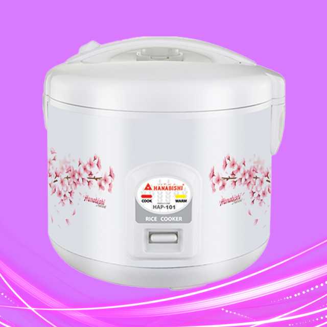 HANABISHI หม้อหุงข้าวไฟฟ้า 1 ลิตร รุ่น HAP-101