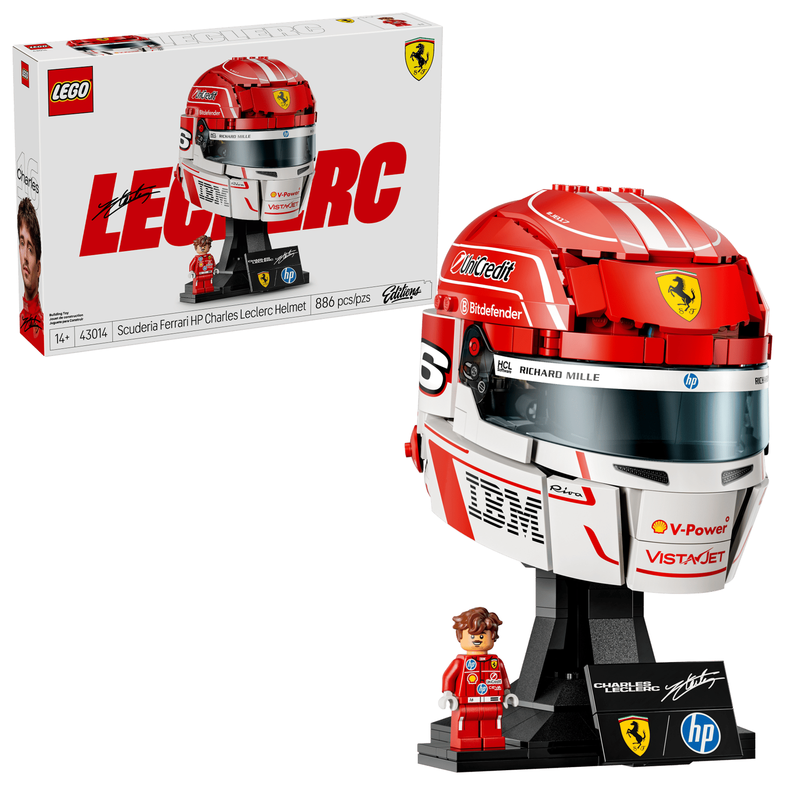 LEGO 43014 Scuderia Ferrari HP Charles..(สินค้าซื้อแล้วไม่รับเปลี่ยนคืน)