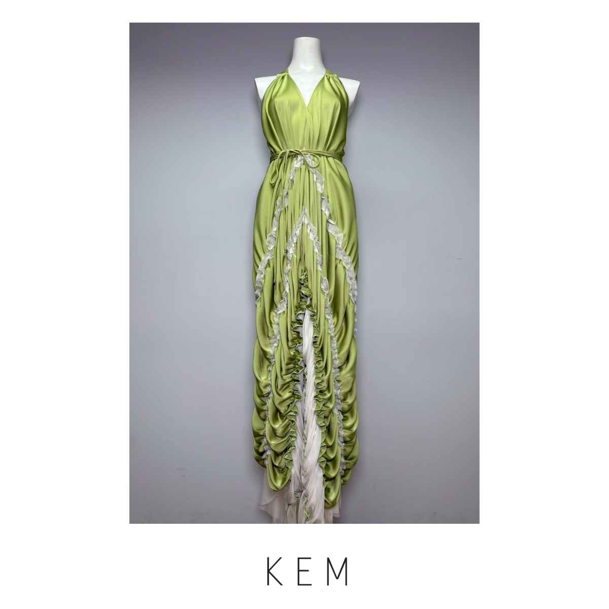 Coral Eva Dress - Green