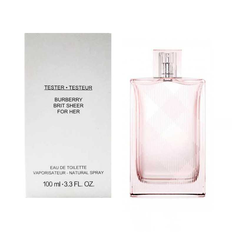 Burberry Brit Sheer EDT 100 ml. เทสเตอร์ กล่องขาว