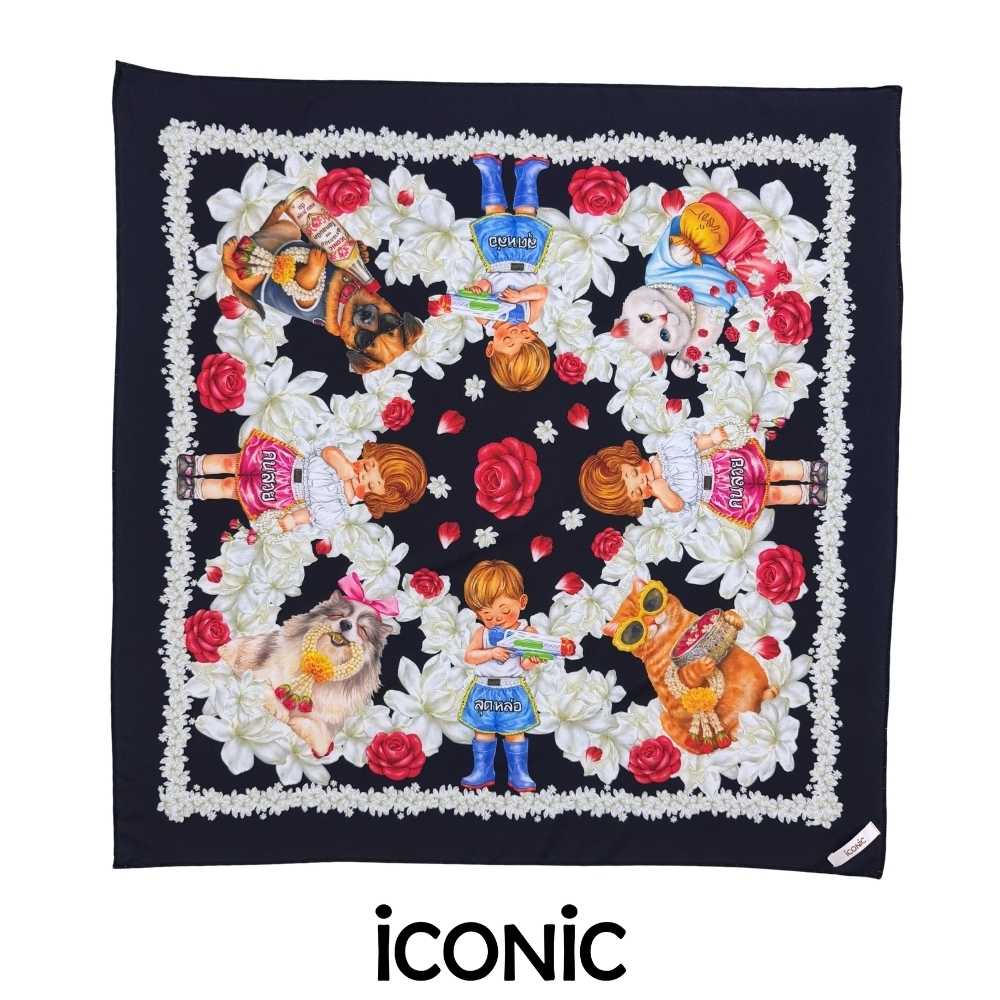 iCONiC  SUMMER BLOOM BANDANA #20592-93